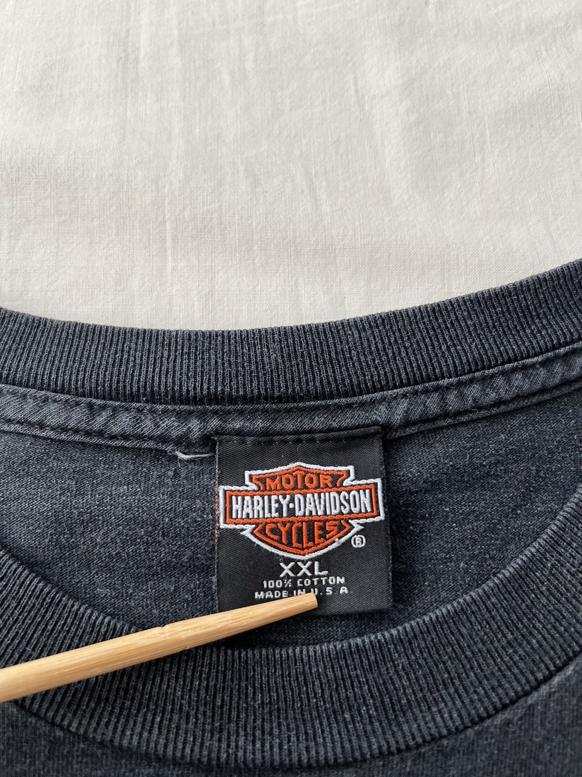 Harley Davidson Vintage 2001 Harley Davidson Fire Flame Eagle Long Sleeve Size US XXL / EU 58 / 5 - 19 Thumbnail