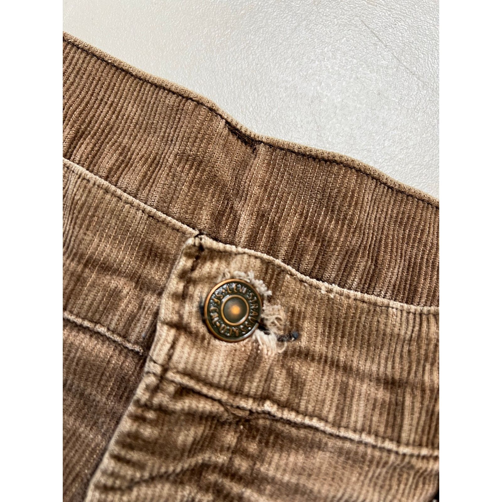 Levi's Vintage Levi’s 646 Brown Corduroy Flared Bell Bottoms 35x30 Size US 35 - 3 Thumbnail