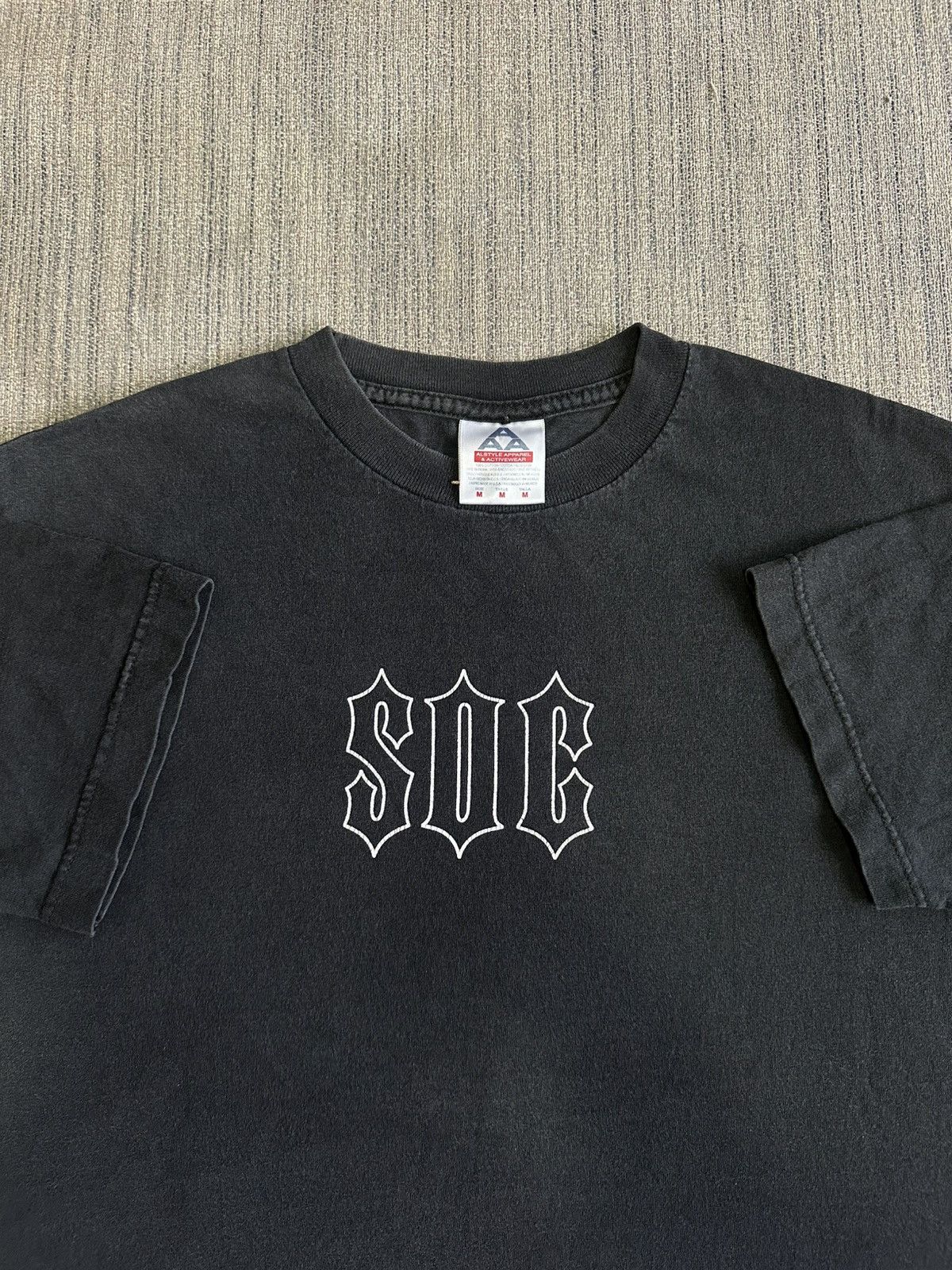 Outkast × Rap Tees × Vintage Vintage Social Outcast SOC Tshirt Inspired West Coast Choper Size US M / EU 48-50 / 2 - 2 Thumbnail