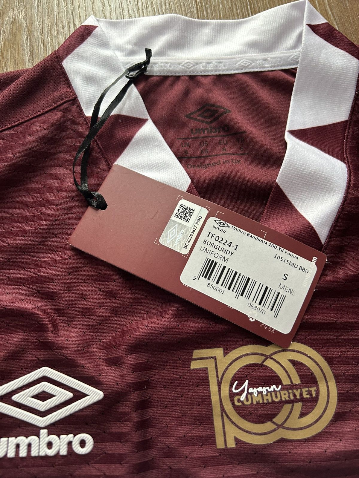 Umbro Bandırmaspor 2022-23 Away jersey Size US S / EU 44-46 / 1 - 5 Thumbnail