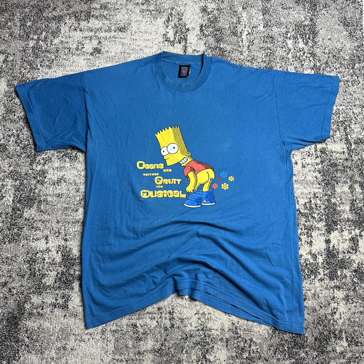Cartoon Network The Simpsons 2001 Bart Vintage StreetWear Movie FoxKids 90s Size US XL / EU 56 / 4 - 1 Thumbnail