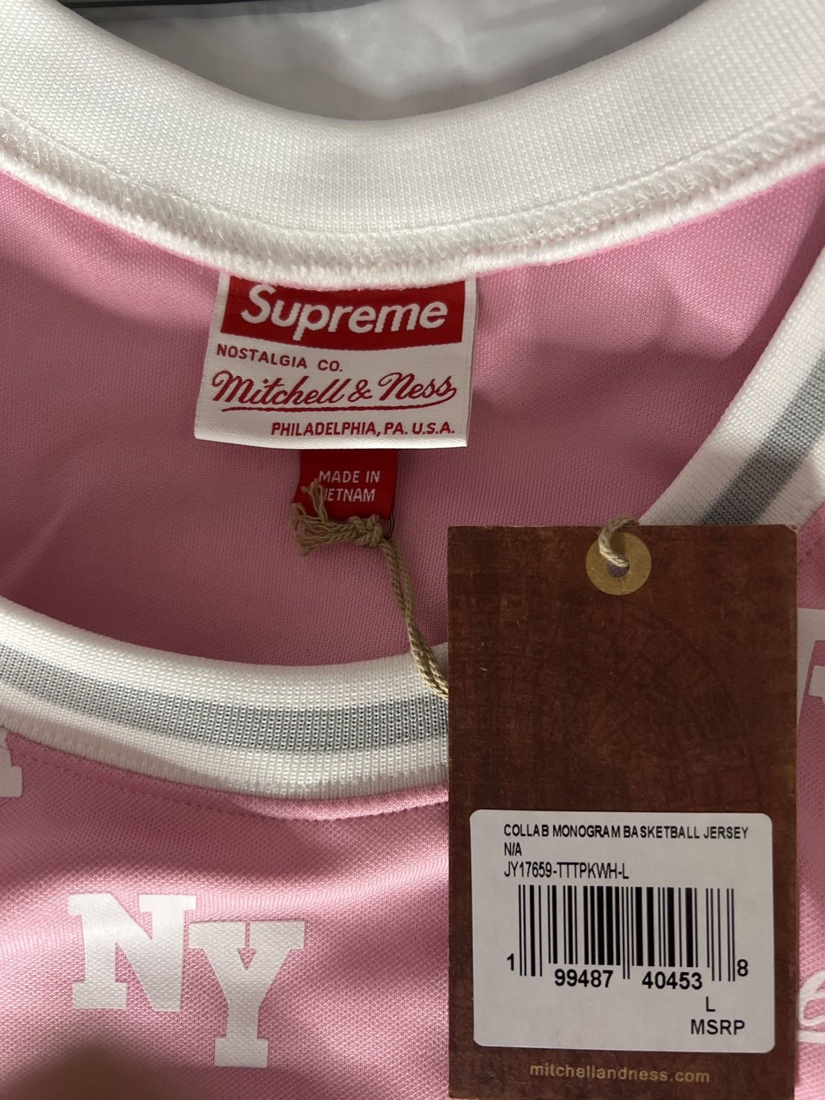 Mitchell & Ness × Supreme Supreme Basketball Jersey & Shorts Mitchell & Ness Size US L / EU 52-54 / 3 - 2 Thumbnail
