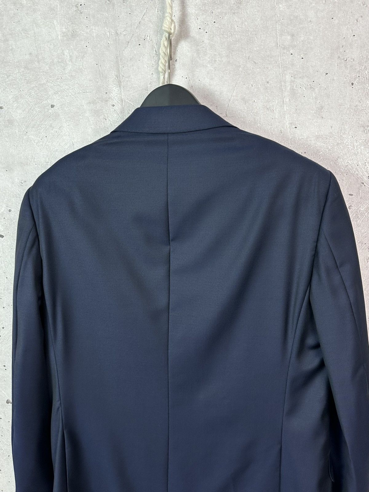 Suitsupply Suit Supply Napoli Single Breasted Regular Navy Wool Blazer Size 54L - 7 Thumbnail