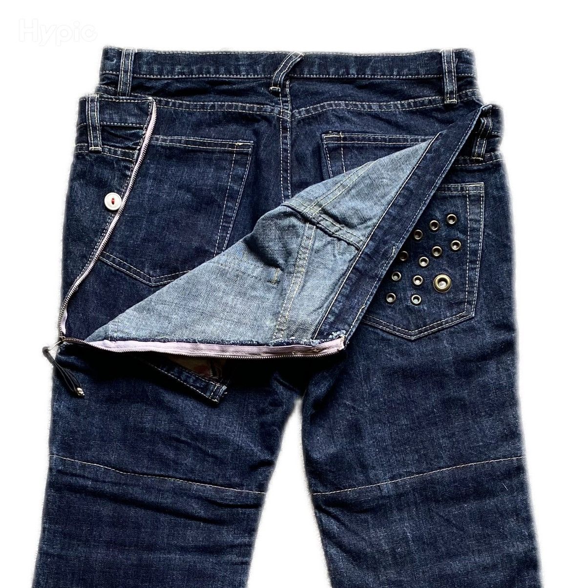 PPFM 🔥PPFM DOULE WAIST DENIM RARE PANTS. Size US 31 - 8 Thumbnail