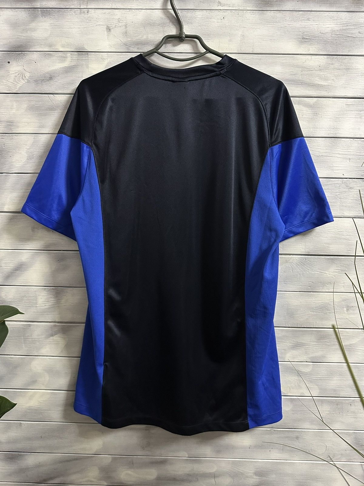 Nike Rare T-shirt Nike Centr Logo Big Swoosh Y2K style. Size US L / EU 52-54 / 3 - 6 Thumbnail
