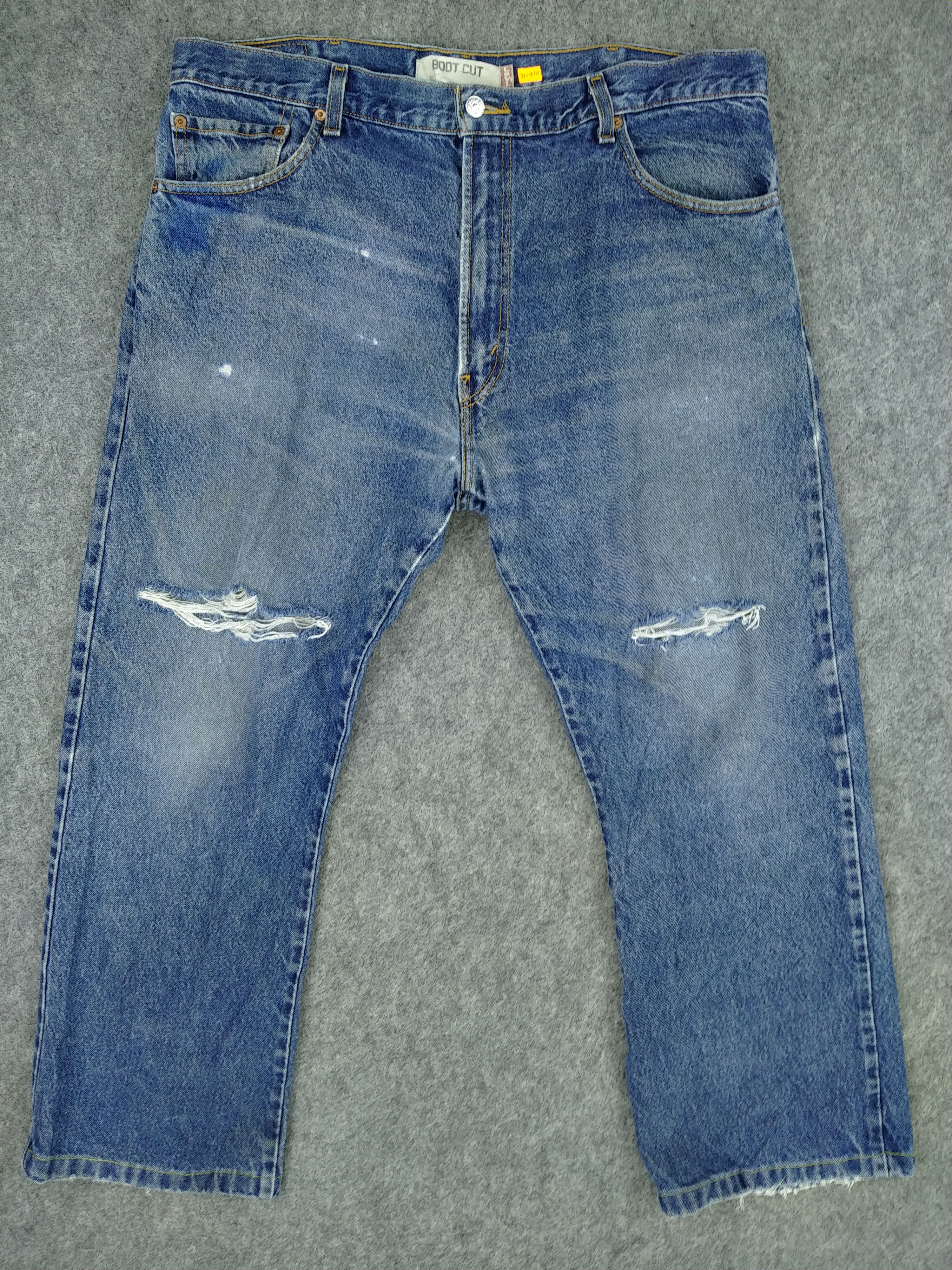 Levi's Blue Vintage Levi's 517 Flare Boot Cut Denim 39x28 -JN414 Size US 39 - 1 Thumbnail