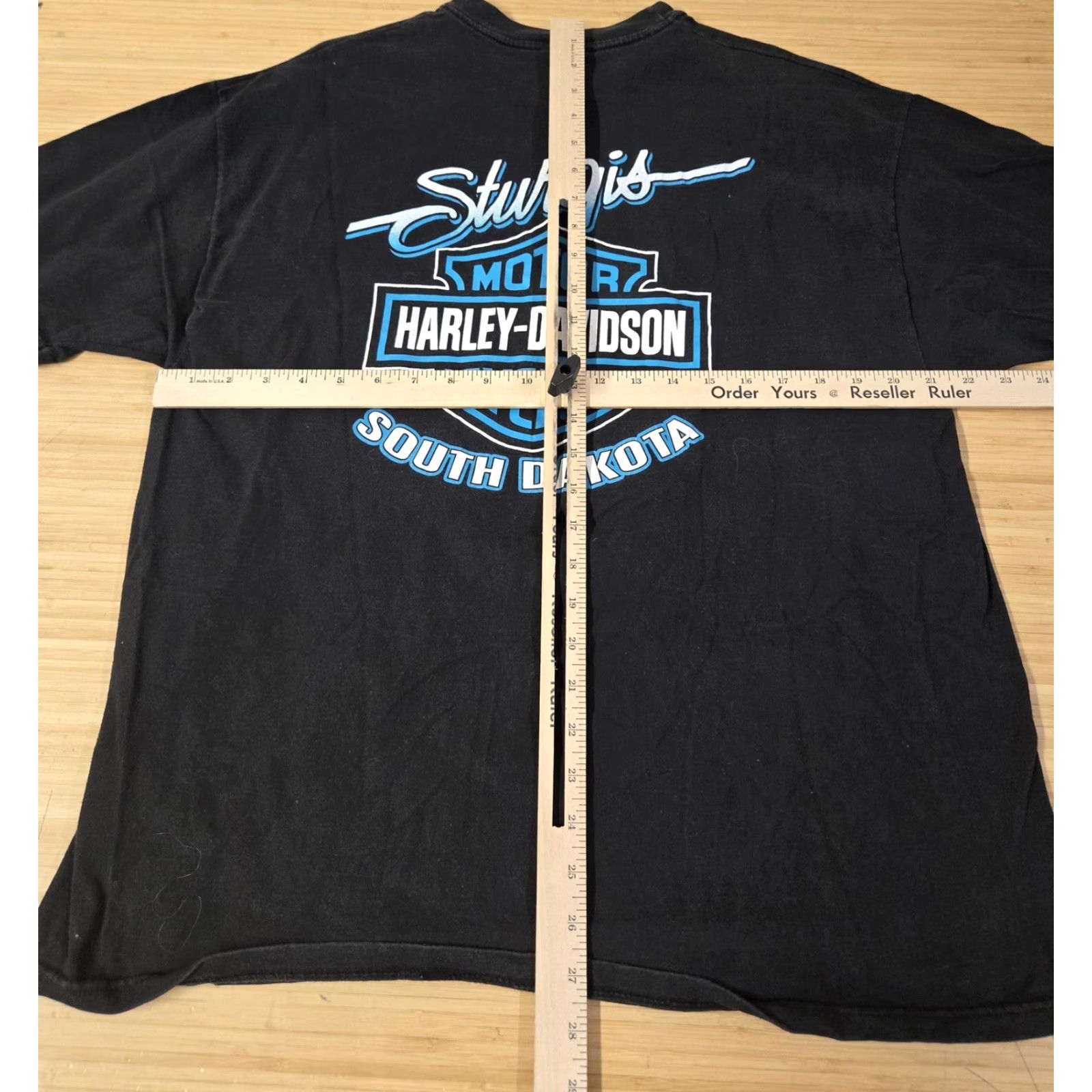 Harley Davidson VINTAGE Harley-Davidson Sturgis Shirt Mens XL Black 60th Rally 2000s T-Shirt Graphic Print Size US L / EU 52-54 / 3 - 5 Thumbnail
