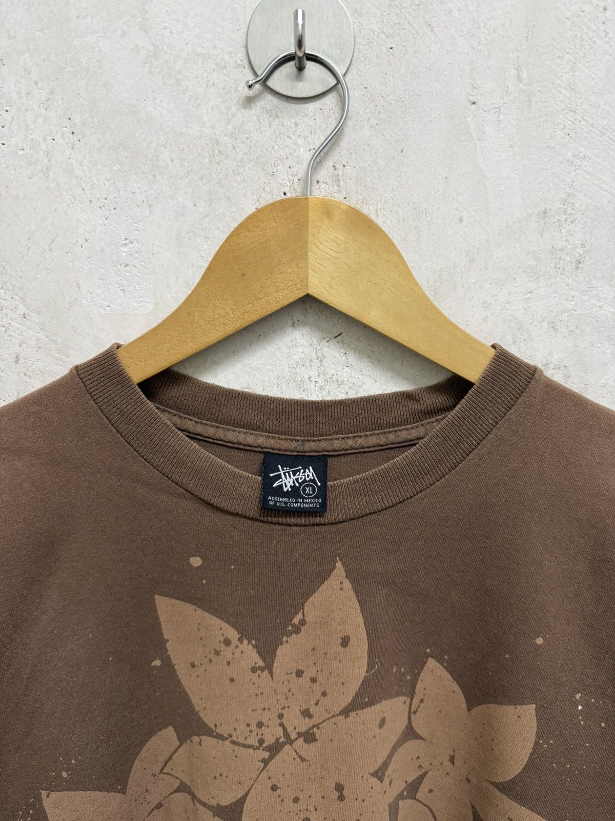 Stussy 2000s Stussy Floral T-Shirt Size US XL / EU 56 / 4 - 4 Thumbnail