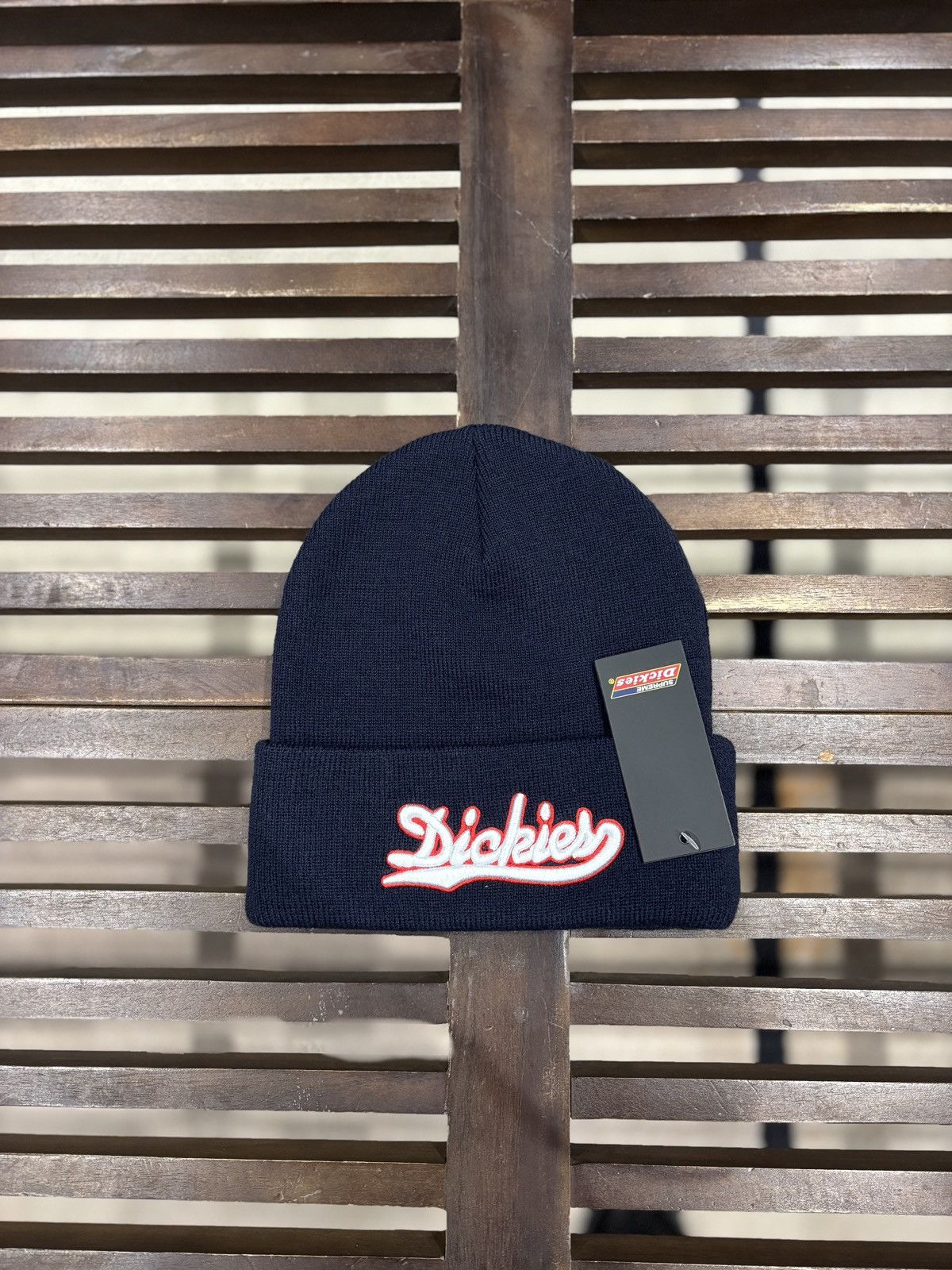 Supreme Dickies Beanie Navy (FW23)