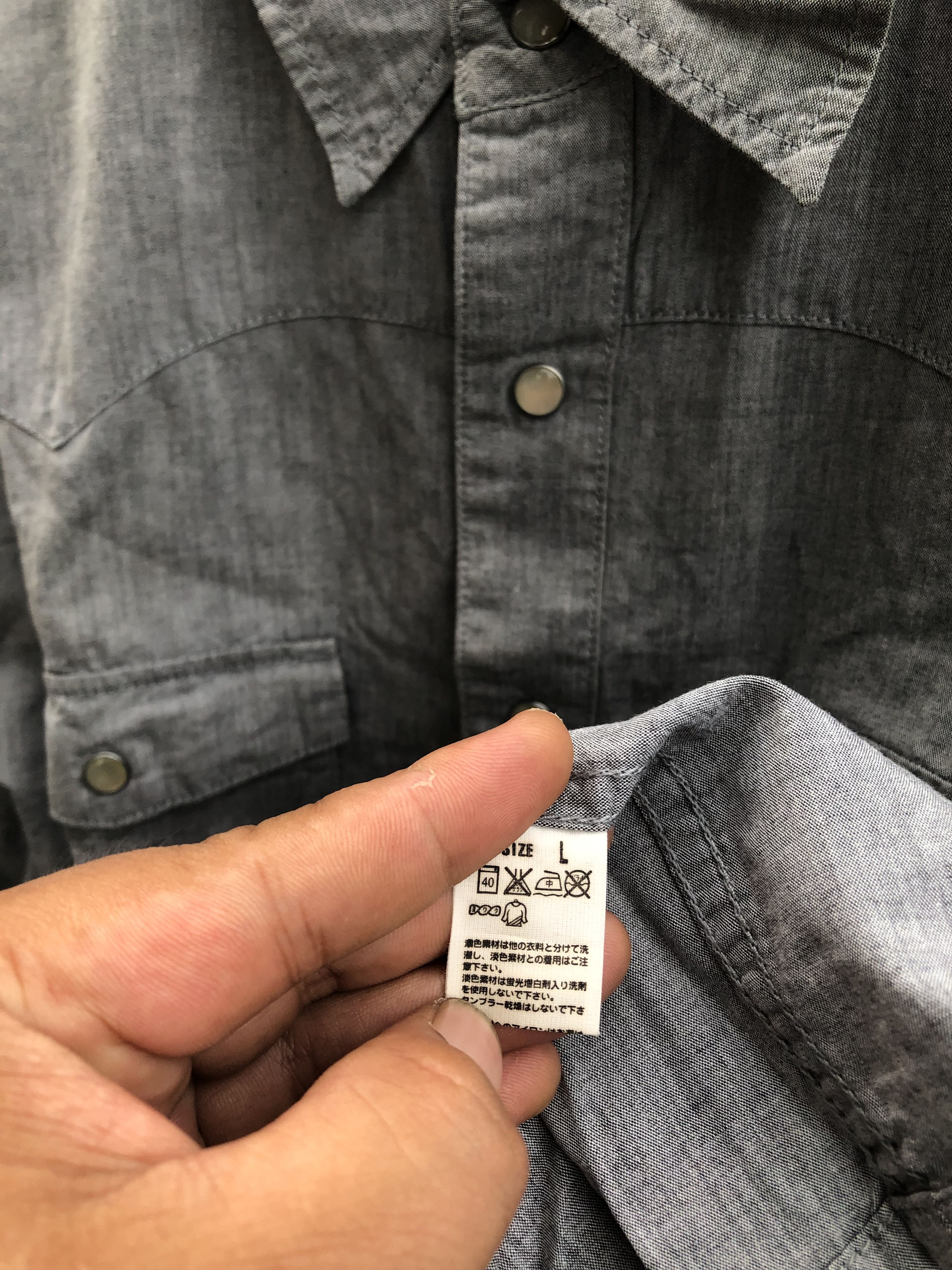 Fragment Design × Levi's Vintage Levis X Fenom Fragment Design Button Shirt Size US L / EU 52-54 / 3 - 7 Thumbnail