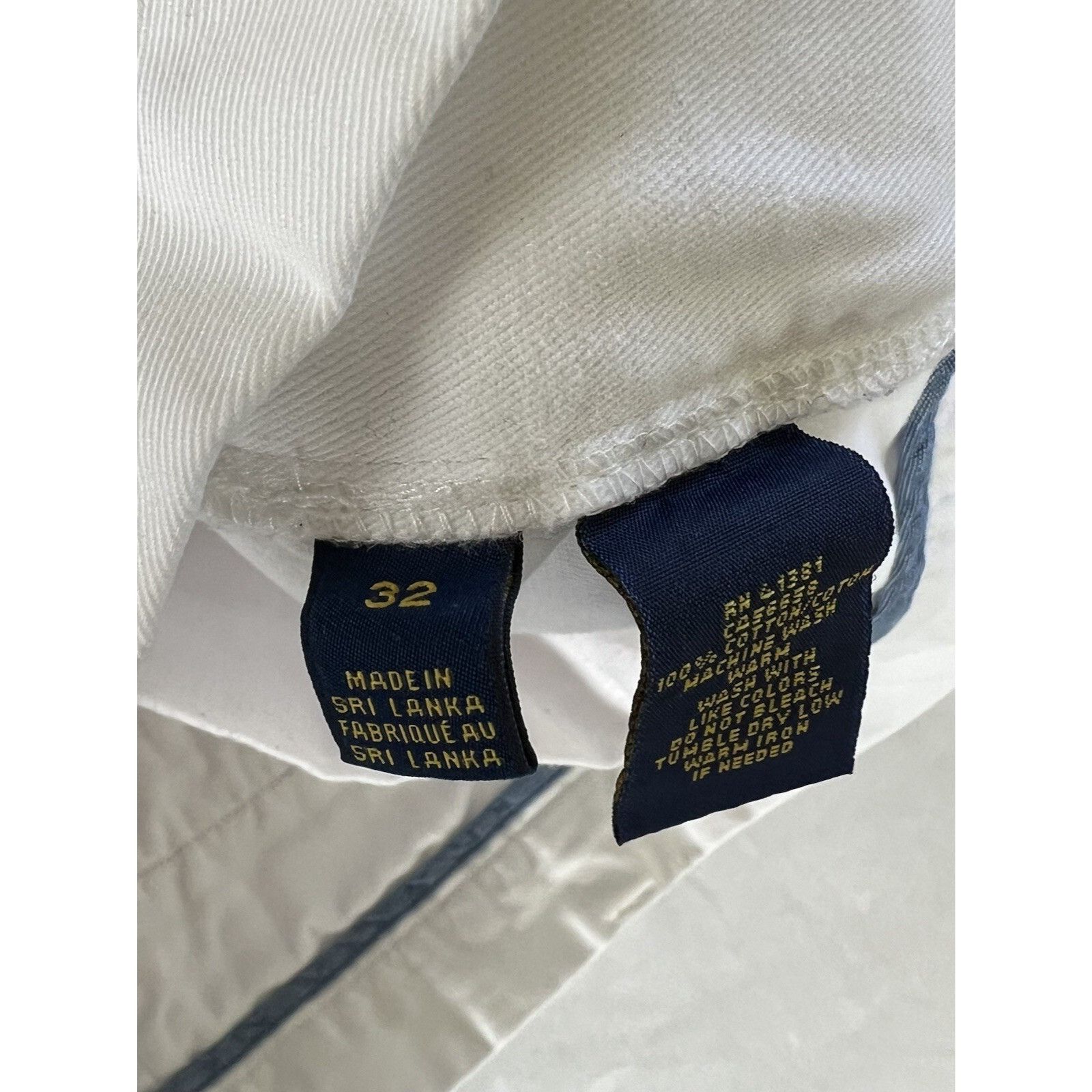 Polo Ralph Lauren Polo Ralph Lauren White Chino Shorts Size 32 Y2K Size US 32 / EU 48 - 7 Thumbnail