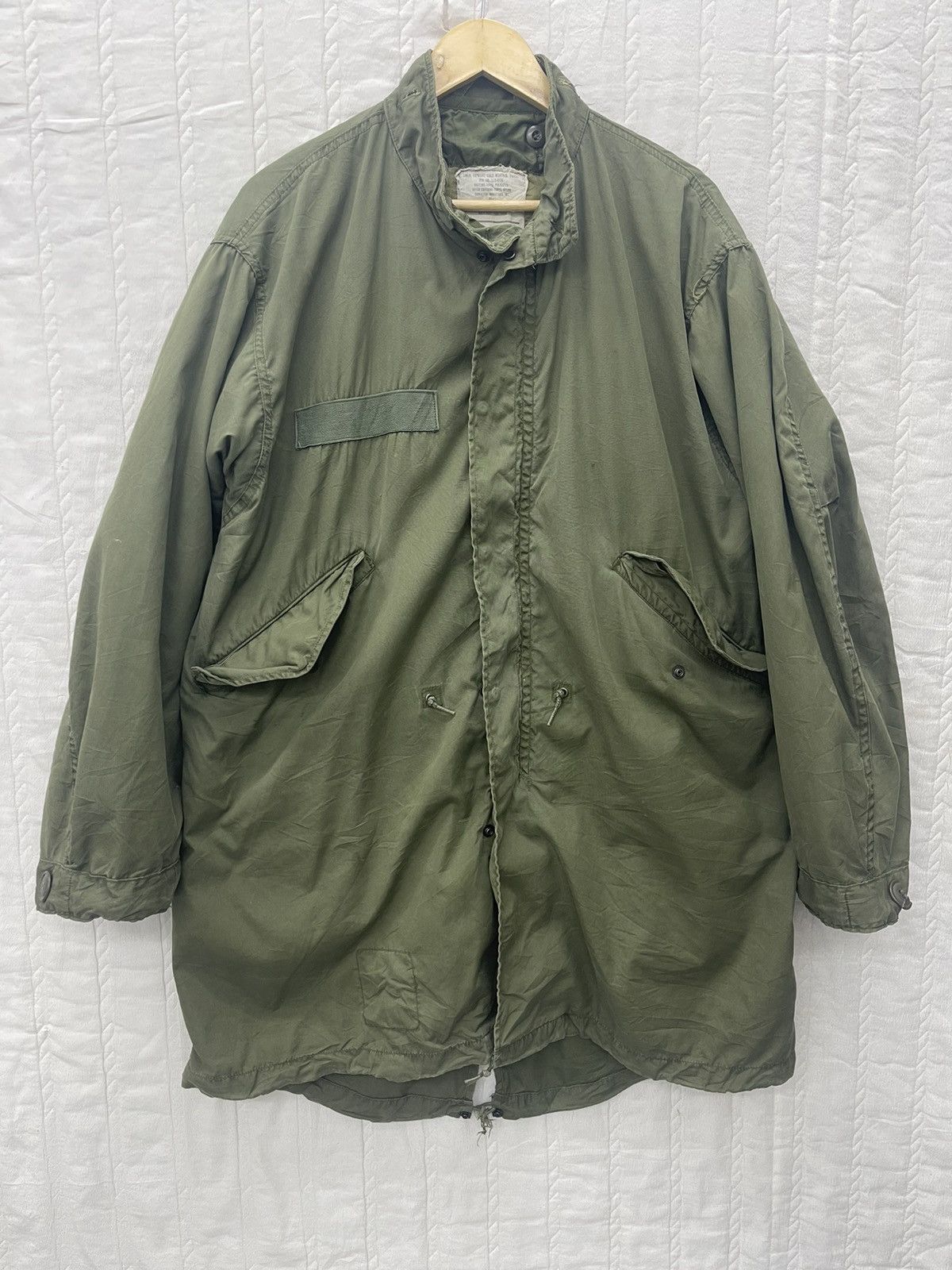 Vintage GILBRATA INDUSTRIES GARMENT MILITARY PARKA Size US S / EU 44-46 / 1 - 1 Thumbnail