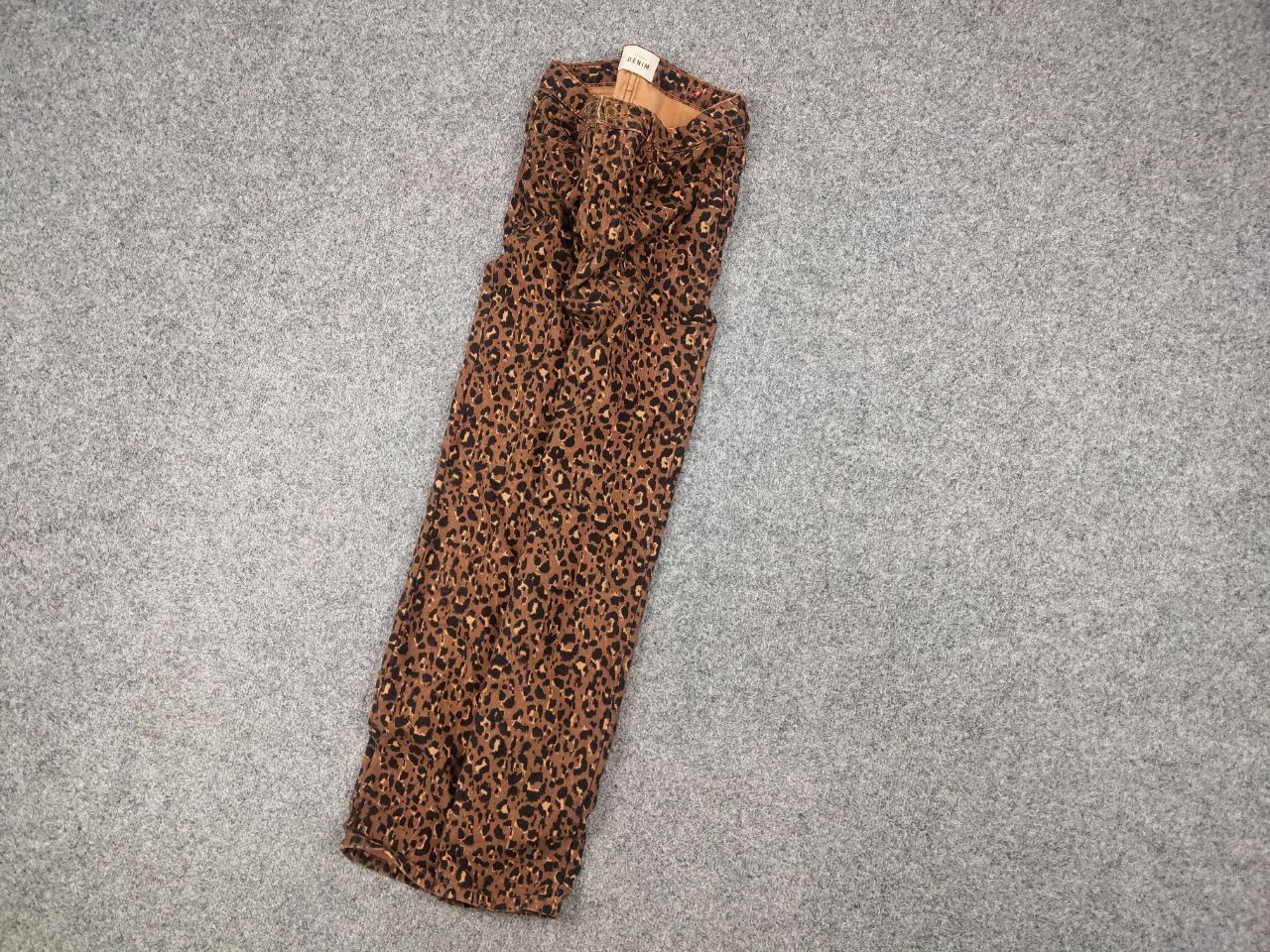 Sezane Sezane France Design Art Leopard brown Denim Ankle Jeans Size 27" / US 4 / IT 40 - 3 Thumbnail