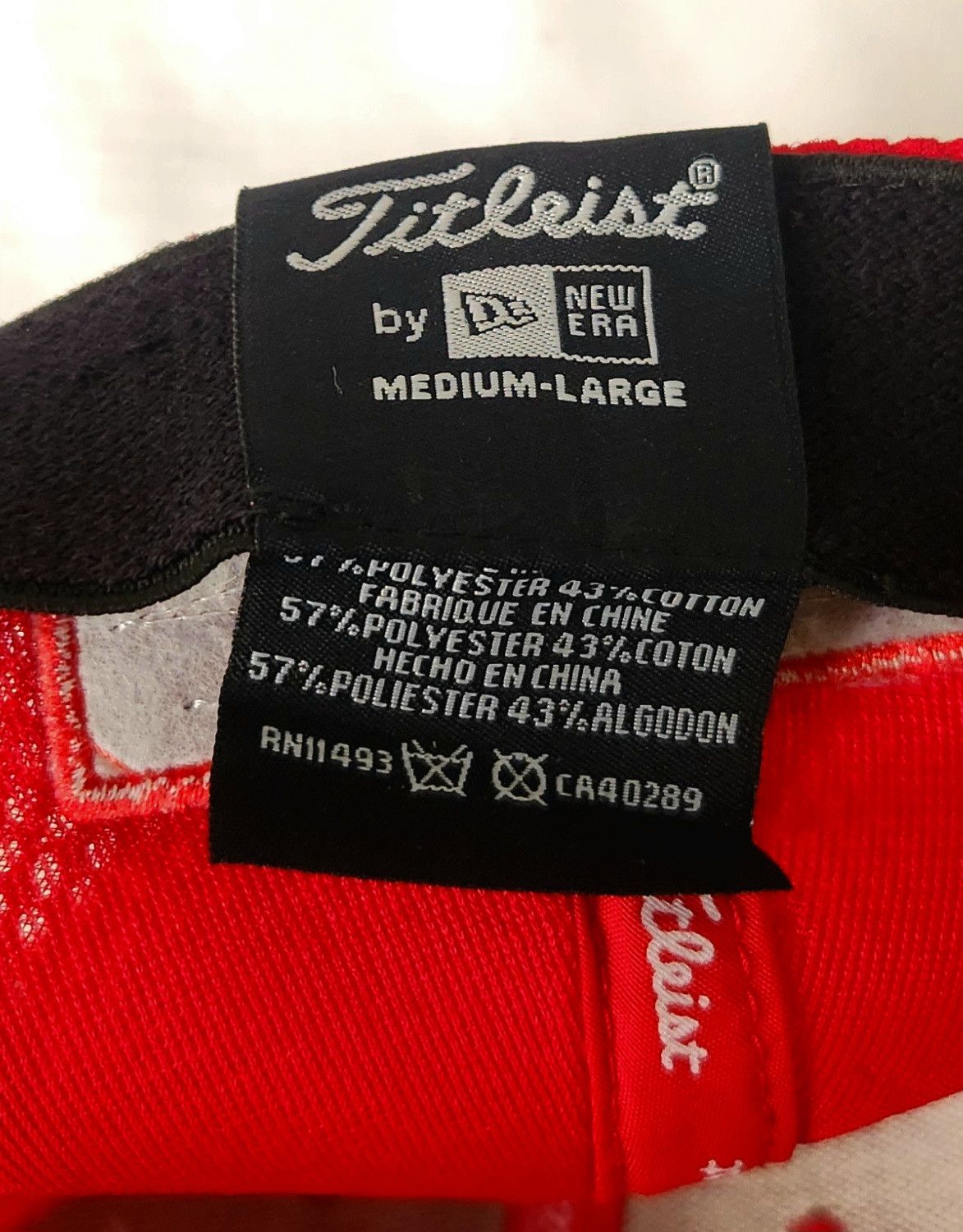 New Era Titleist X New Era FJ Pro V1 Golf Fitted Cap Foot Joy Stretc Size ONE SIZE - 7 Thumbnail