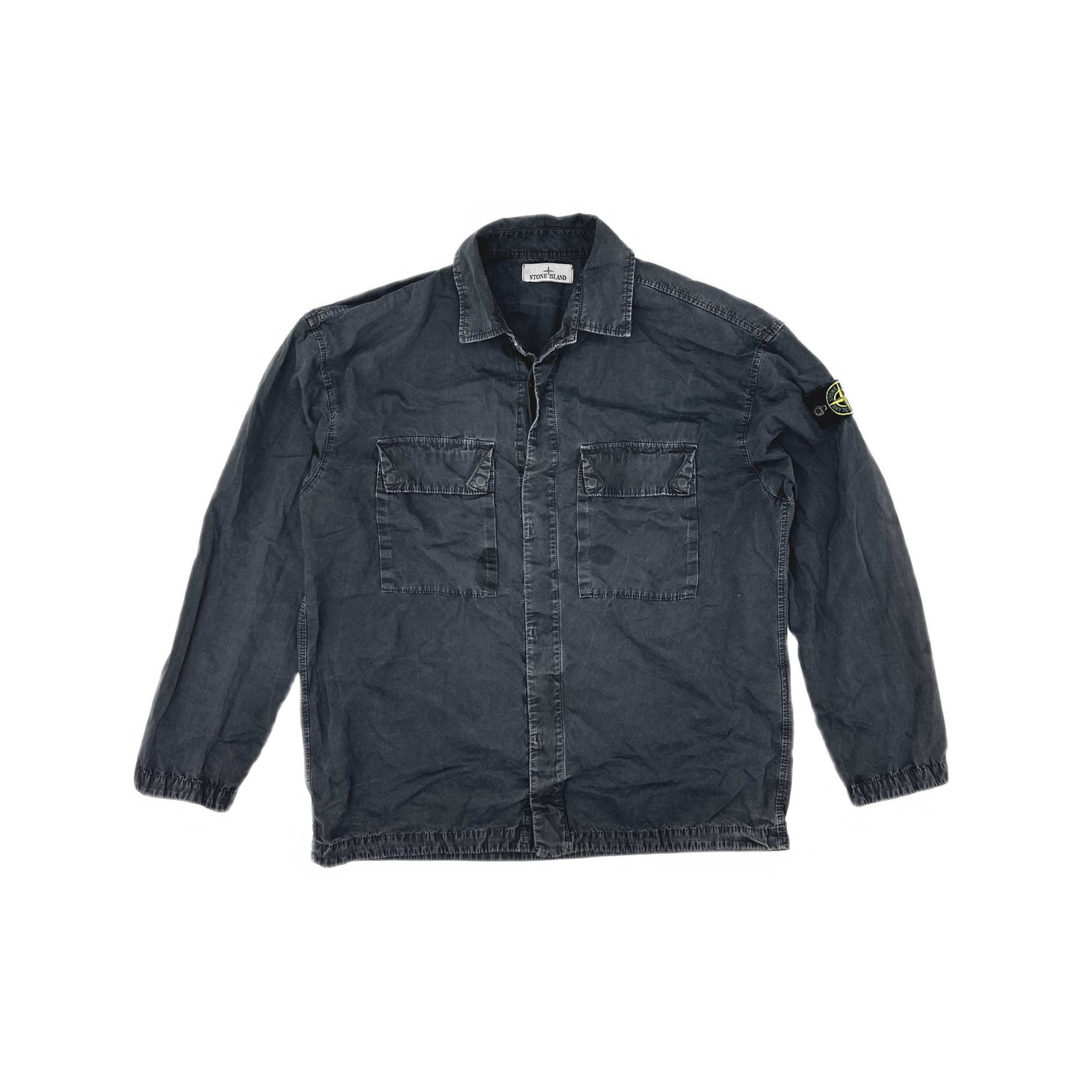 Stone Island Stone Island Washed Cotton Overshirt Size M Size US M / EU 48-50 / 2 - 1 Thumbnail