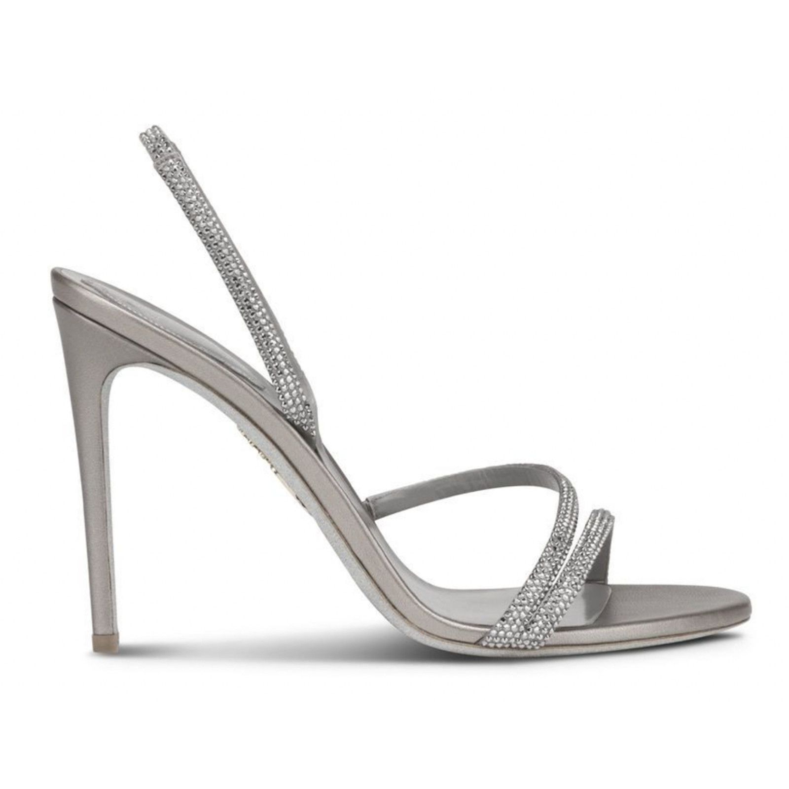 Irina Crystal Strass Slingback Strap Sandal Heel Pump 38.5