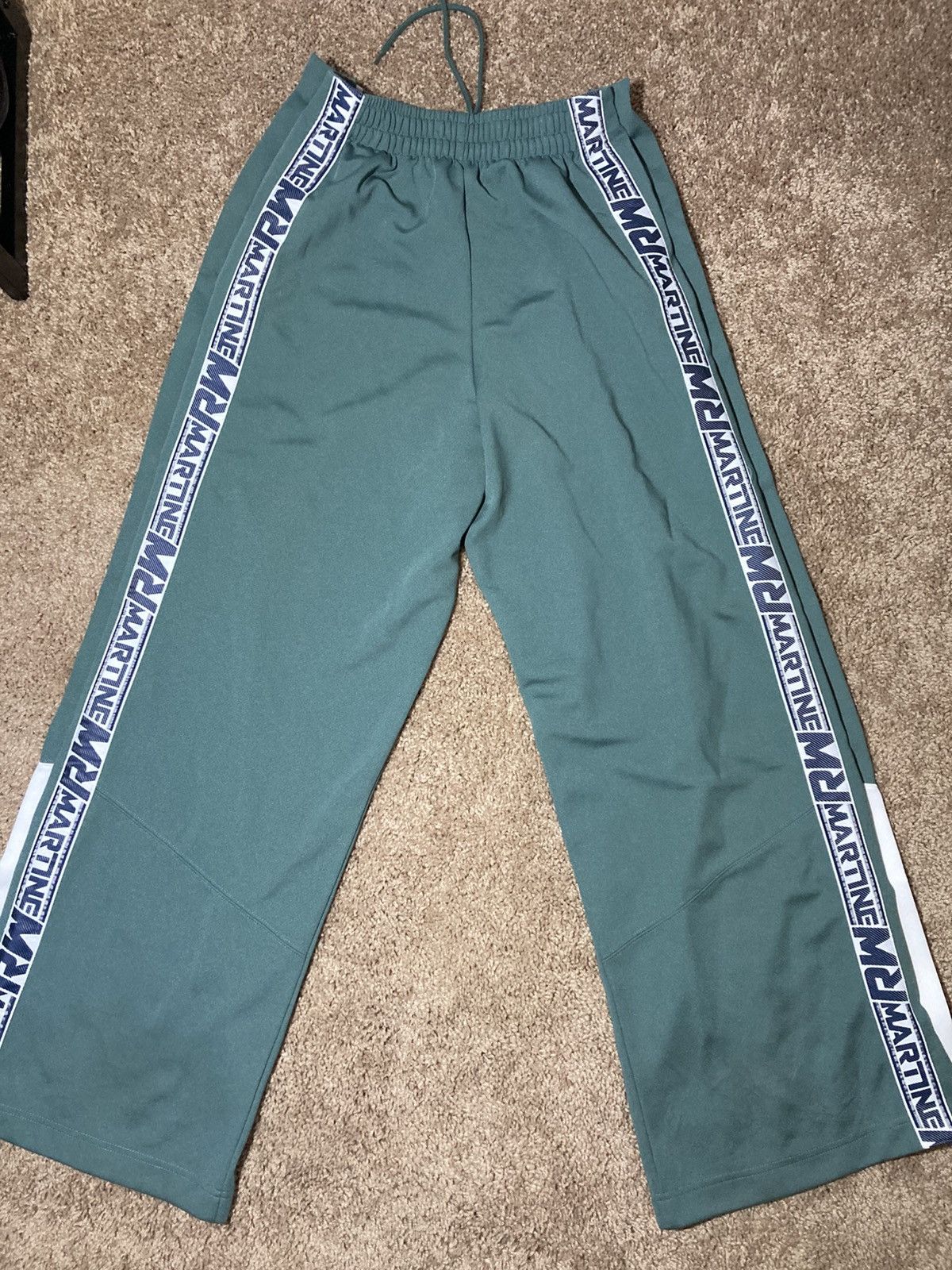 Martine Rose AW21 Martine Rose Pusher Popper Logo Track Pants Wide 2021 Size US 30 / EU 46 - 8 Thumbnail