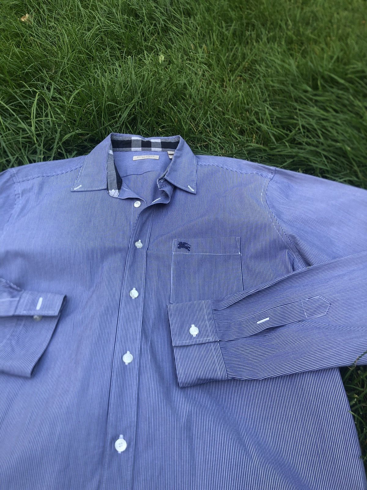 Burberry Burberry striped button up Size US XL / EU 56 / 4 - 4 Thumbnail