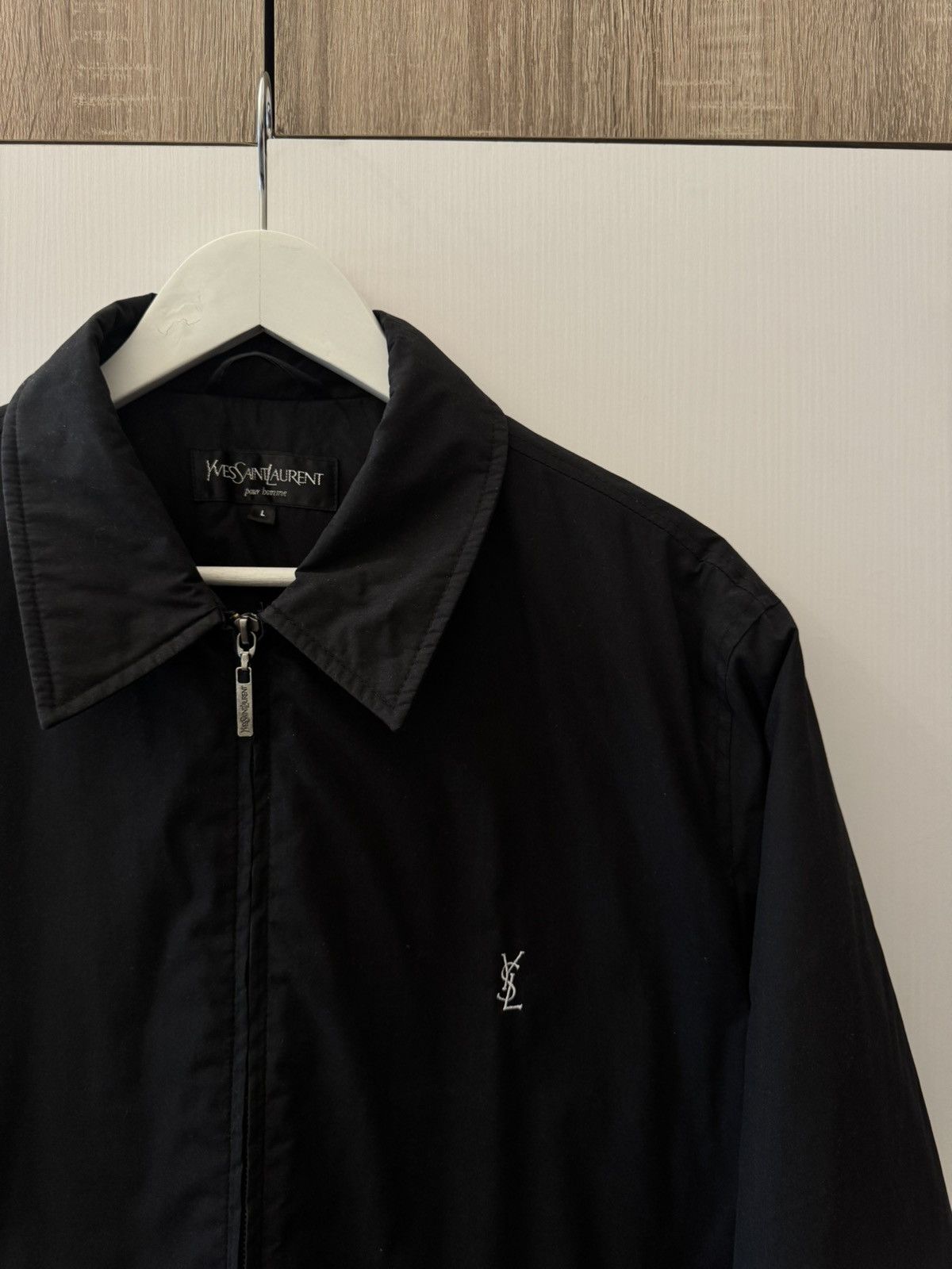 Yves Saint Laurent Vintage Yves Saint Laurent Jacket Zip Up Bomber YSL Size US L / EU 52-54 / 3 - 2 Thumbnail