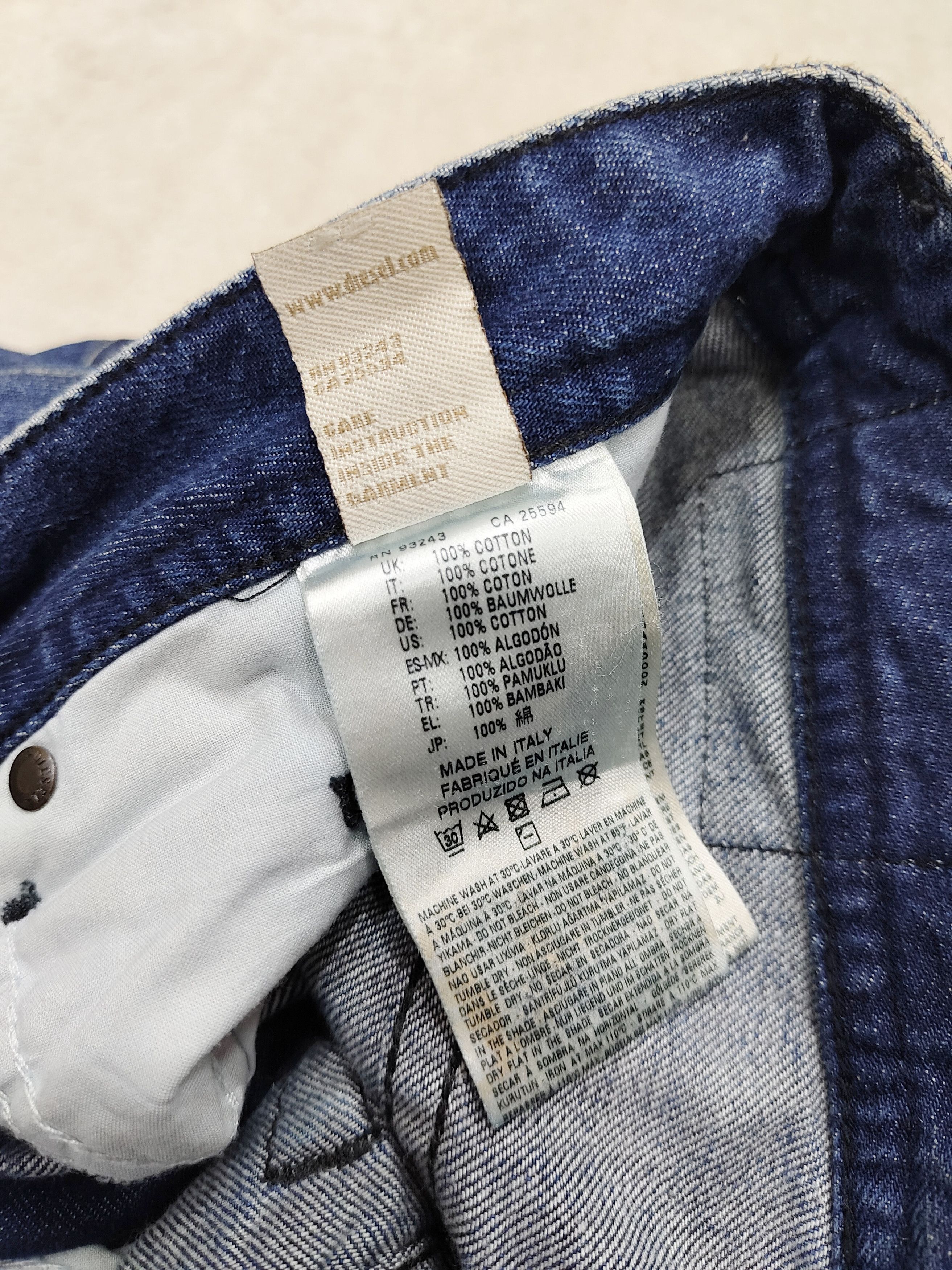 Diesel 💥SS16 Diesel Buster DNA Distressed Pacthwork Mud Wash Jeans Size US 30 / EU 46 - 9 Thumbnail