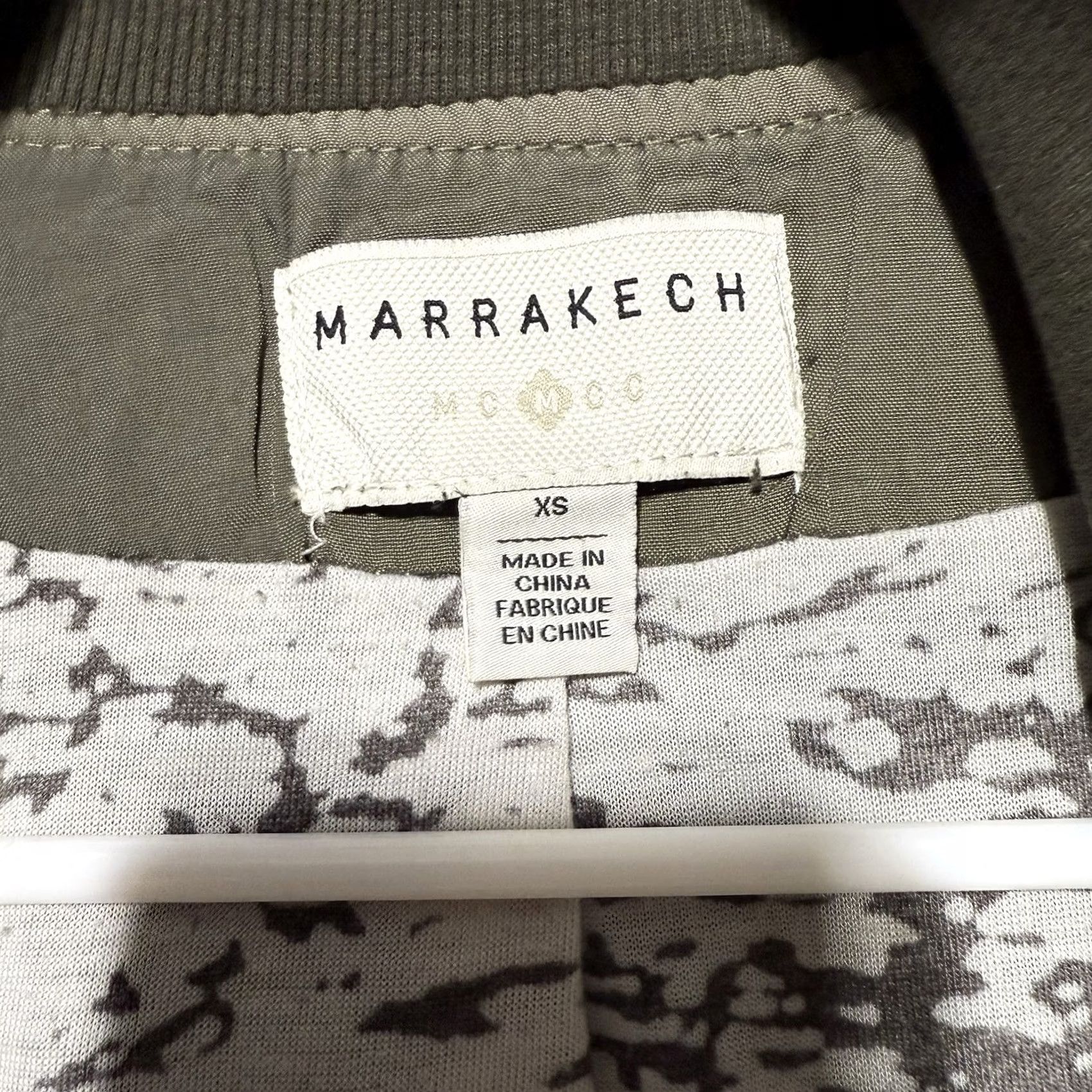 Anthropologie Marrakech Jacket Womens XS Green Bomber Full Zip Snap Moto Jacket Motorcycle Style Casual Workwear Confirms Regular Women XS Green Jacket Size XS / US 0-2 / IT 36-38 - 8 Thumbnail