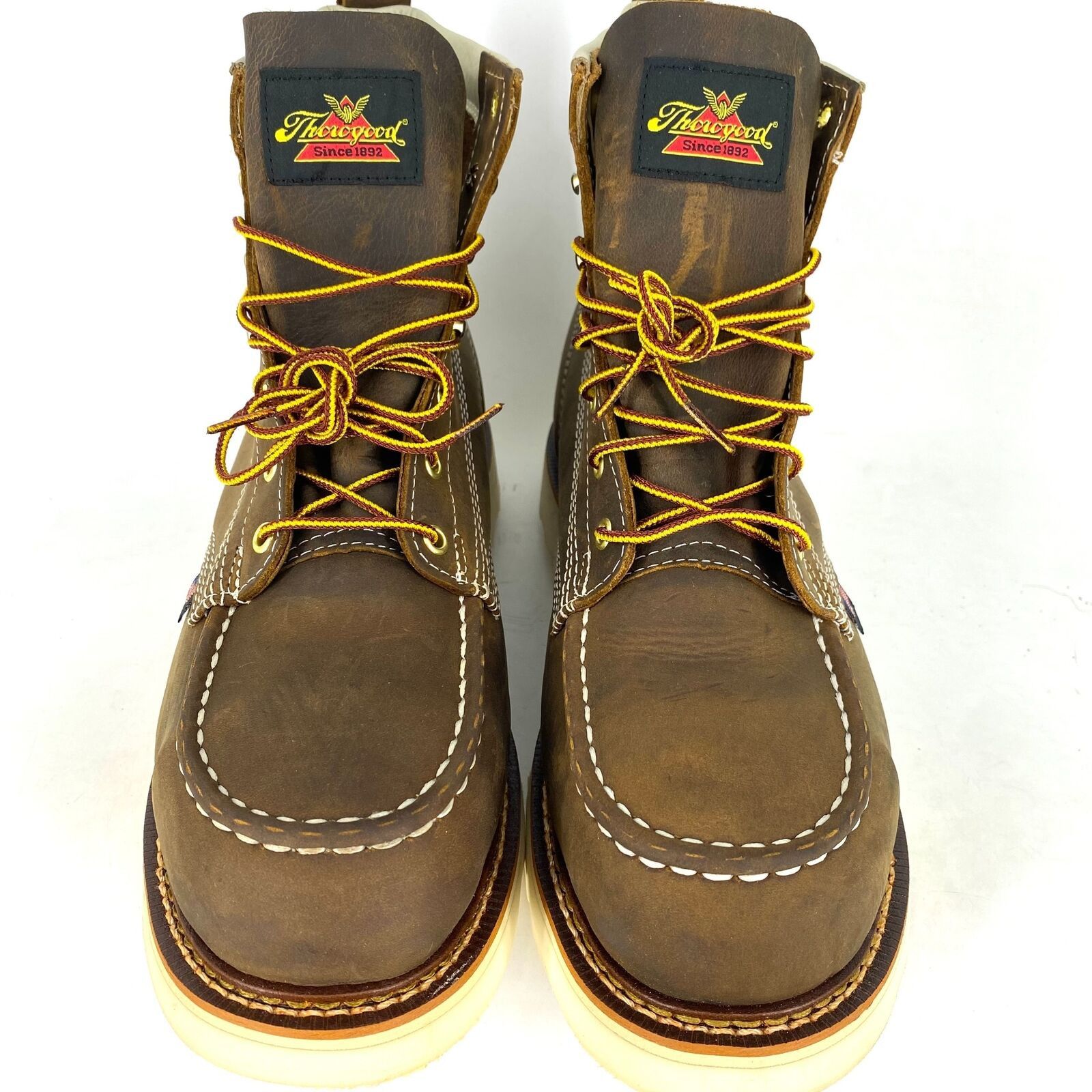Thorogood THOROGOOD MENS MAXWEAR STEEL TOE BOOTS BROWN HORSE SIZE 11-D Size US 11 / EU 44 - 2 Thumbnail