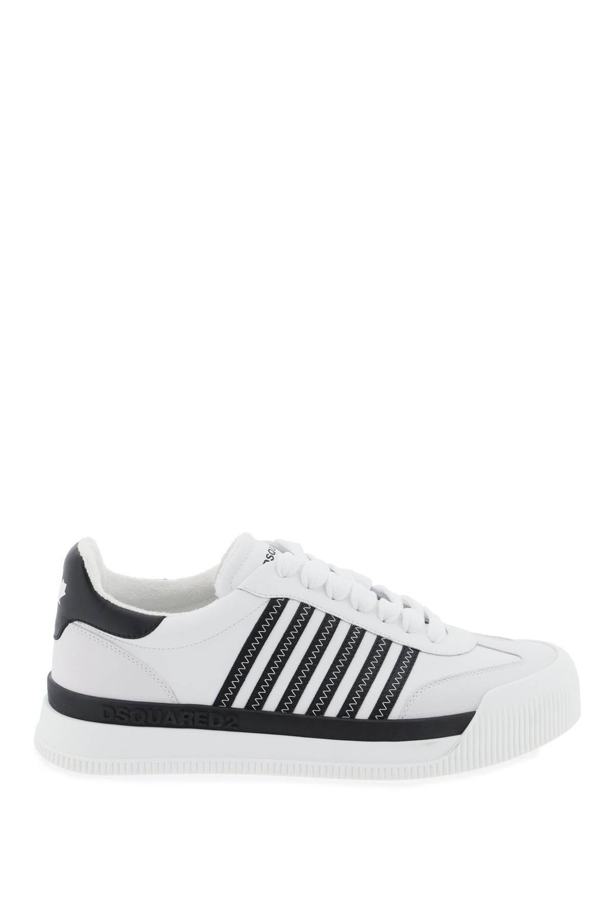 image of Dsquared2 New Jersey Sneakers Size Eu 43 For Men in Bianco