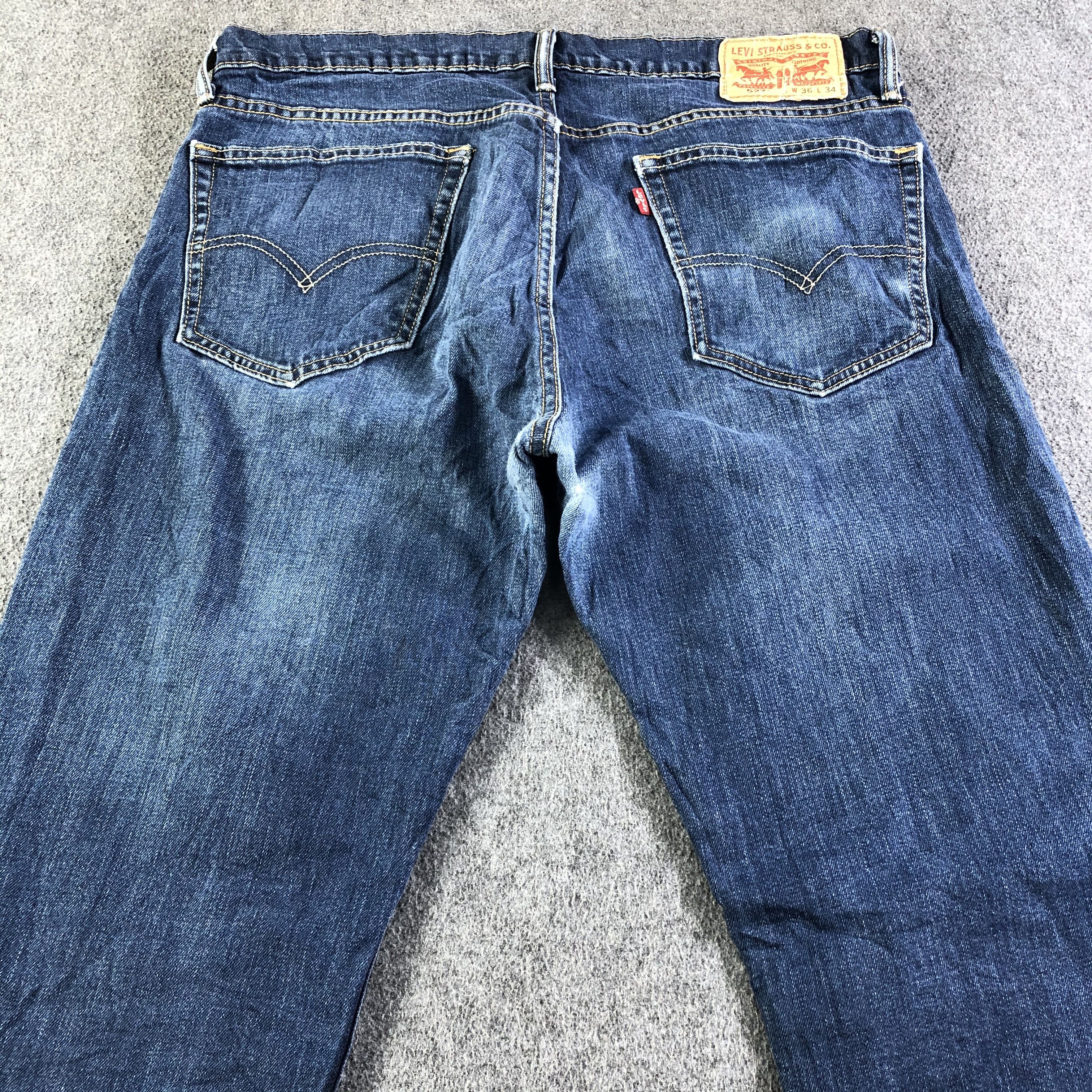 Levi's Vintage Blue Wash Levis 527 Jeans-J4362 Size US 35 - 4 Thumbnail