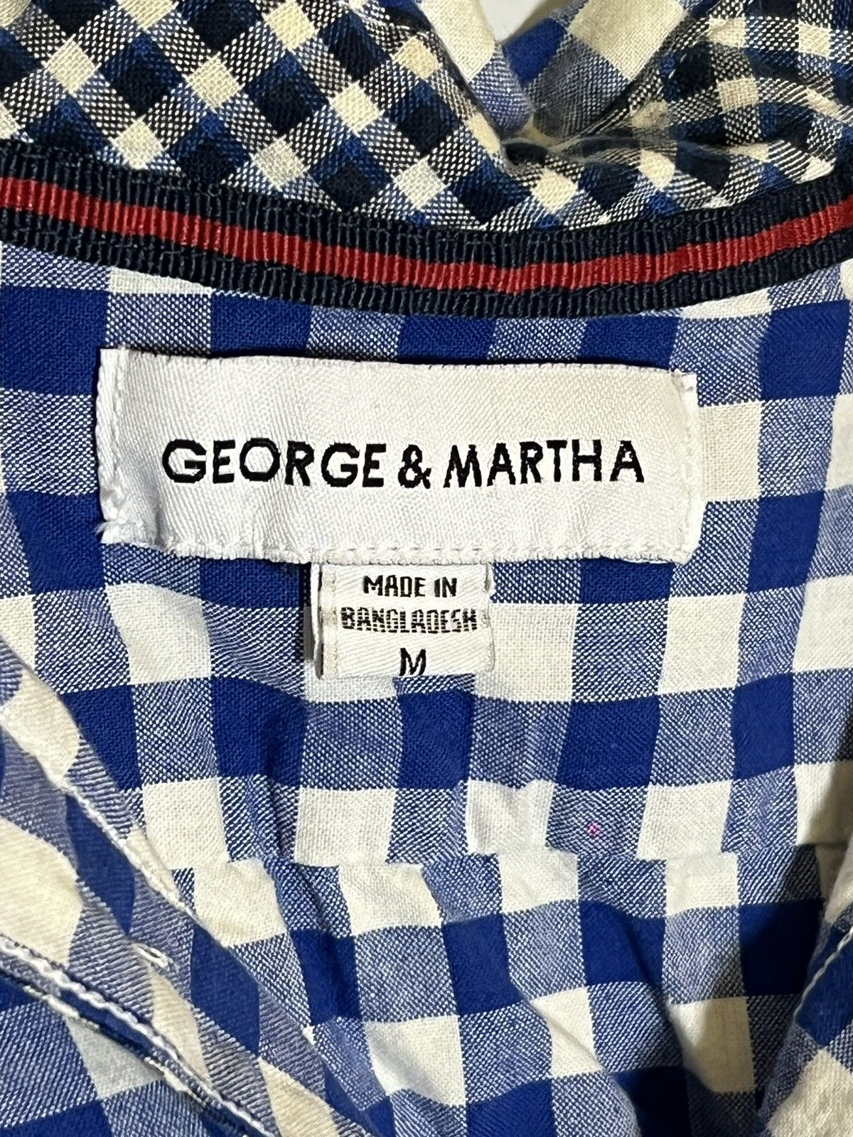 Vintage George & Martha Plaid Button Up Size US M / EU 48-50 / 2 - 3 Thumbnail