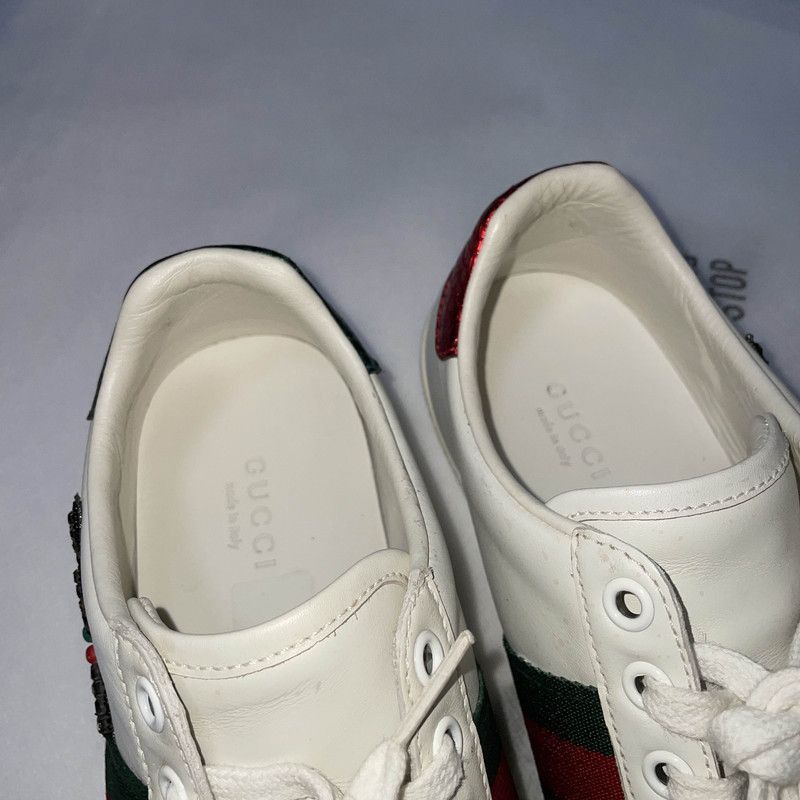 Gucci Gucci Ace Embroidered Fashion Sneakers for Women Size US 5 / IT 35 - 7 Thumbnail