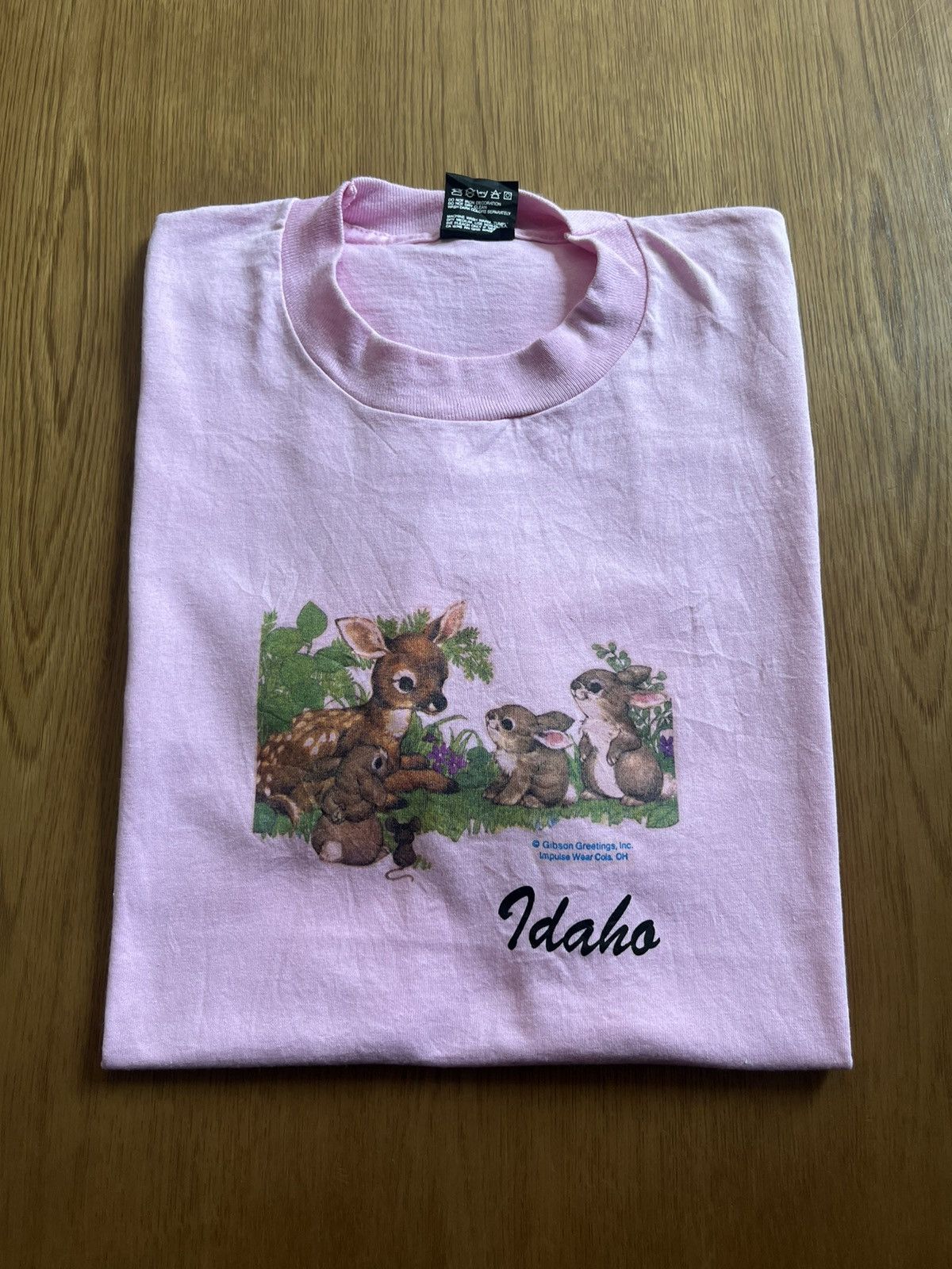 Arts & Science Vintage Animal Idaho Gibson Greetings.inc 90’s Tshirt Size US L / EU 52-54 / 3 - 1 Thumbnail