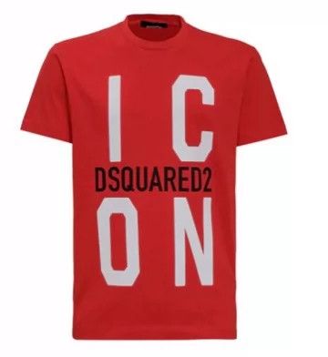 Dsquared2 DSQUARED2 Red Icon Logo T-Shirt-yf Size US L / EU 52-54 / 3 - 1 Thumbnail