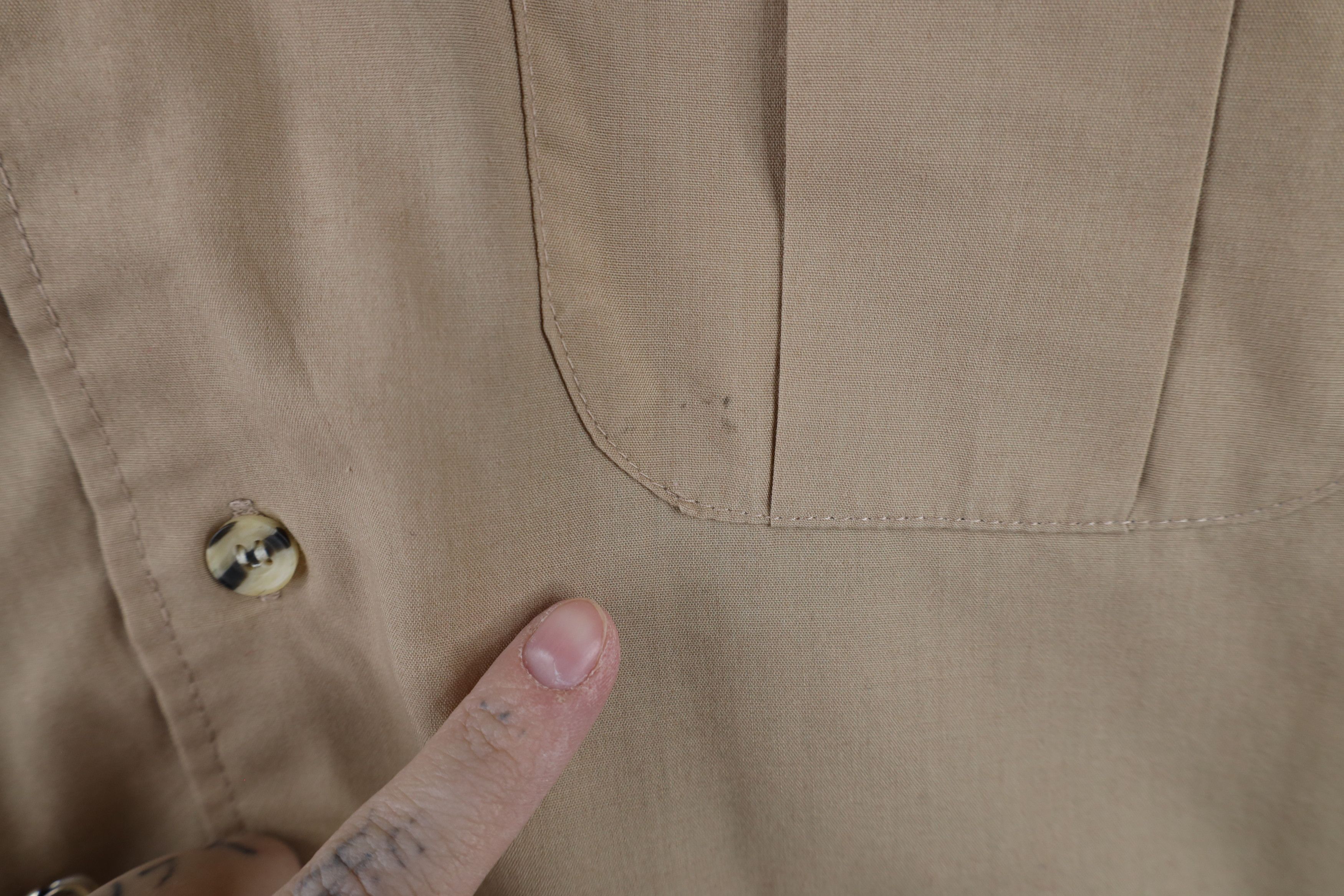 Vintage Vintage 90s Streetwear Military Safari Bush Button Shirt Size US S / EU 44-46 / 1 - 4 Thumbnail