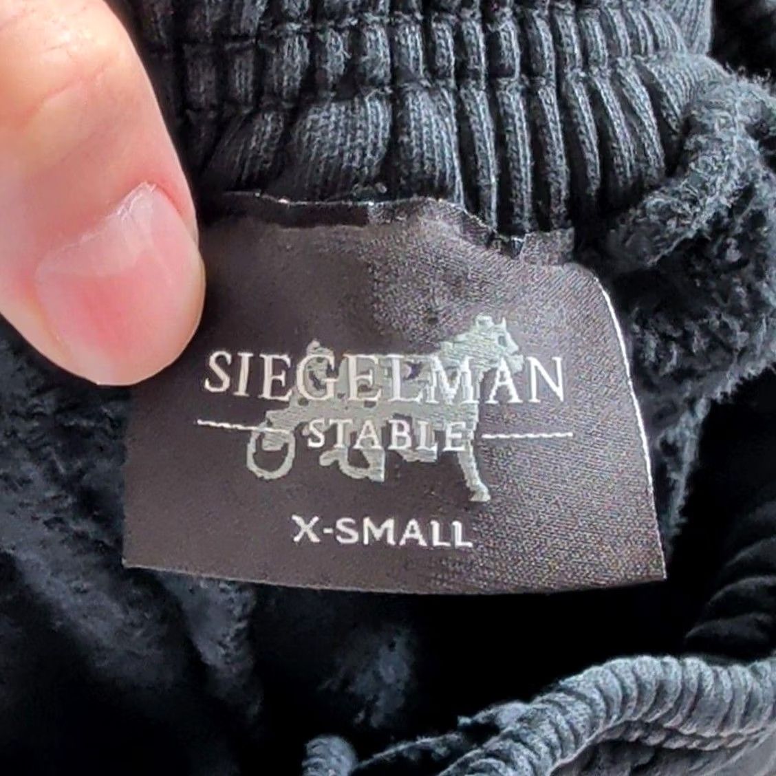 Siegelman Stable Pants Mens Xs Gray Fleece Organic Cotton Sweatpants Joggers Usa, Men's (Size 27) — image 6 of 6