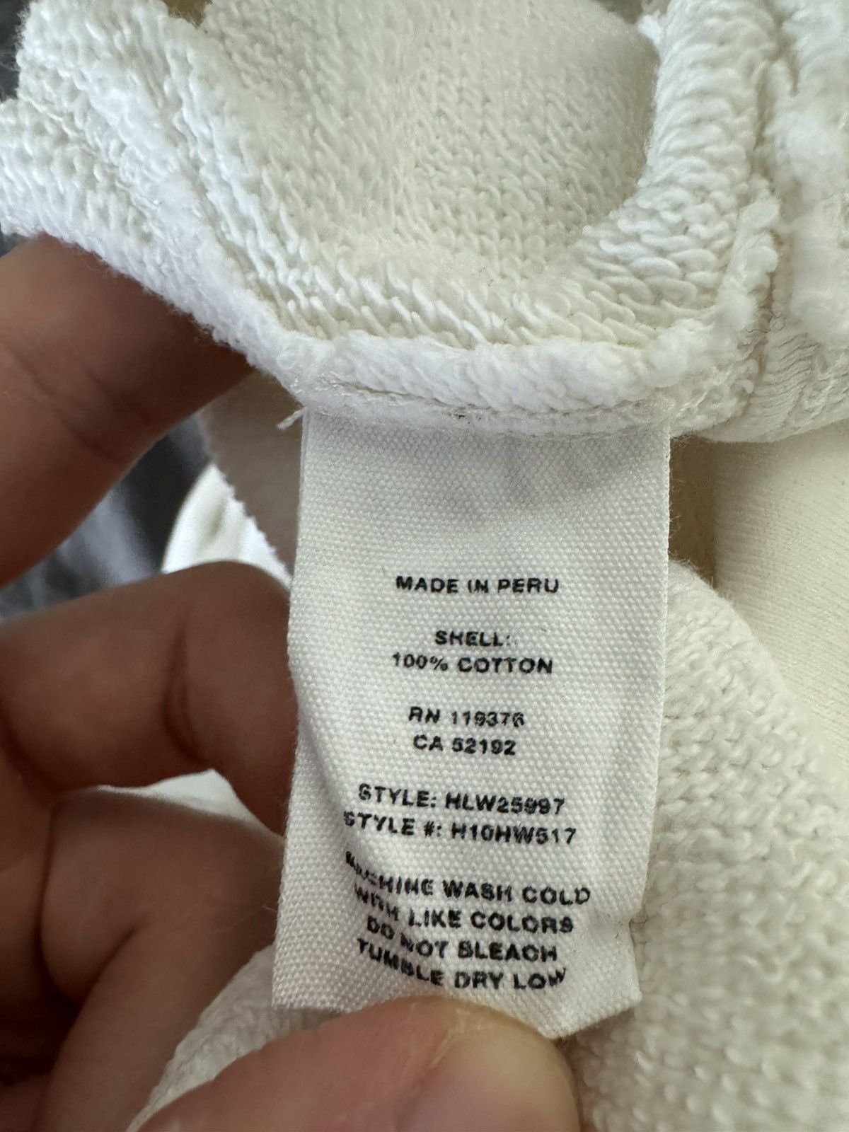 Helmut Lang Helmut Lang Archive Designer Sweatshirt Cream Crewneck Rare Size US L / EU 52-54 / 3 - 4 Thumbnail