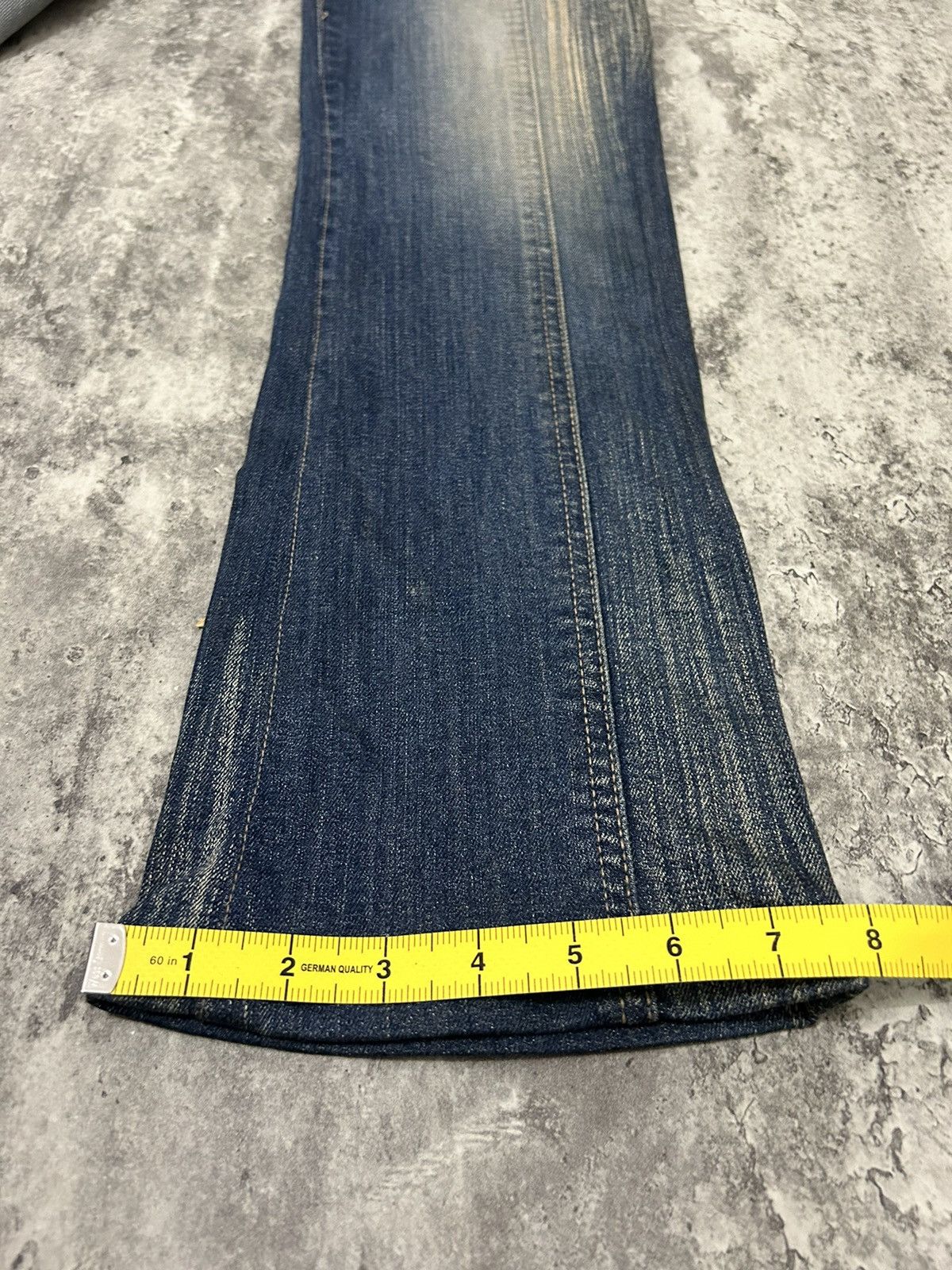 If Six Was Nine × Japanese Brand × Le Grande Bleu (L.G.B.) XIX Denim Chain Boot Cut Mudwash Pants Size US 28 / EU 44 - 19 Thumbnail