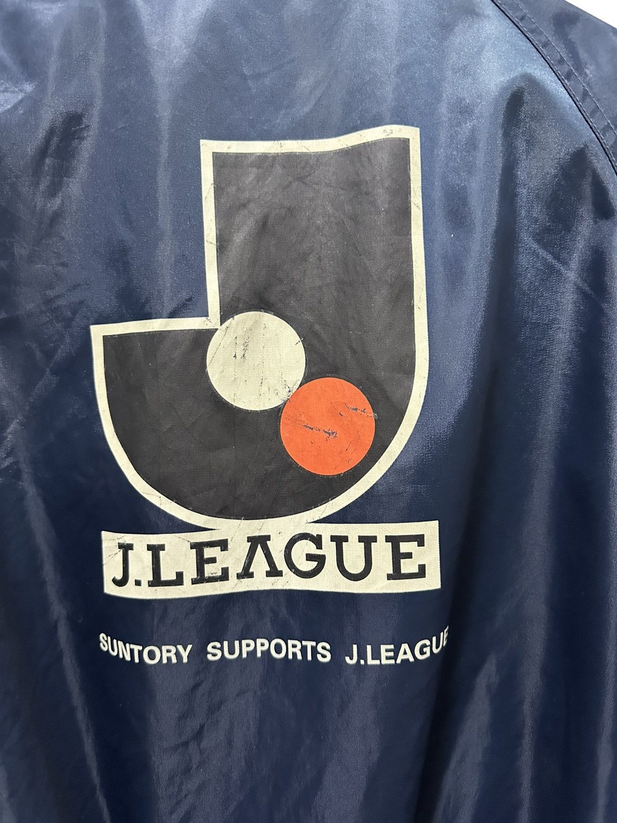 Japanese Brand Vintage J.League Windbreaker Jacket Reversible Design Size US L / EU 52-54 / 3 - 5 Thumbnail