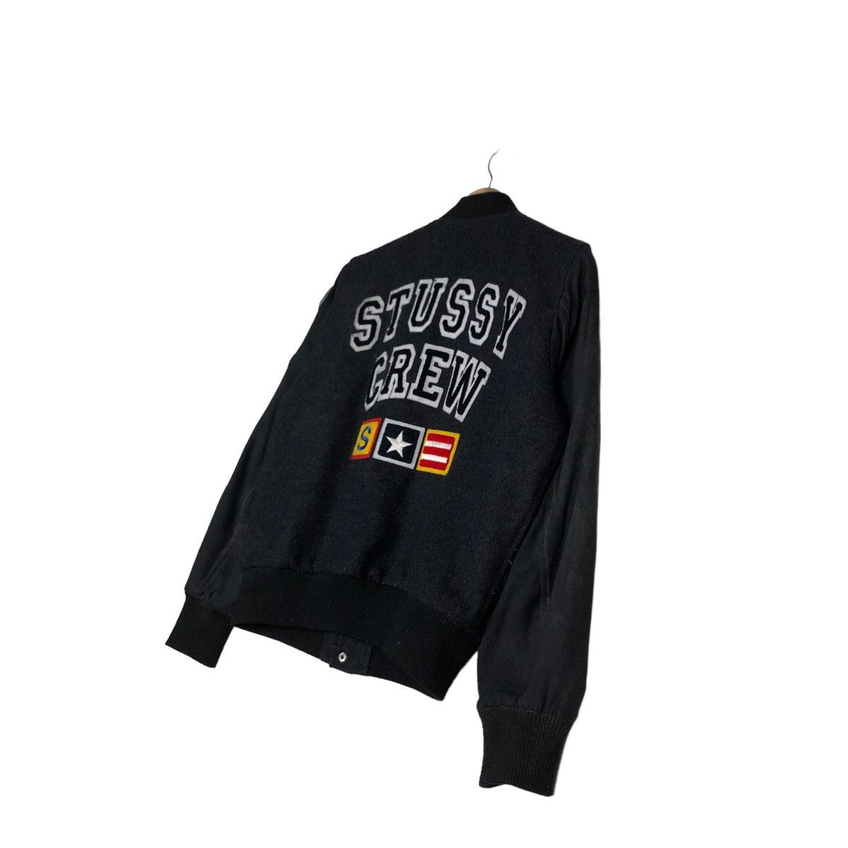 Stussy 🔥STUSSY CREW USA VARSITY JACKET BIG LOGO SPELL OUT Size US M / EU 48-50 / 2 - 10 Thumbnail