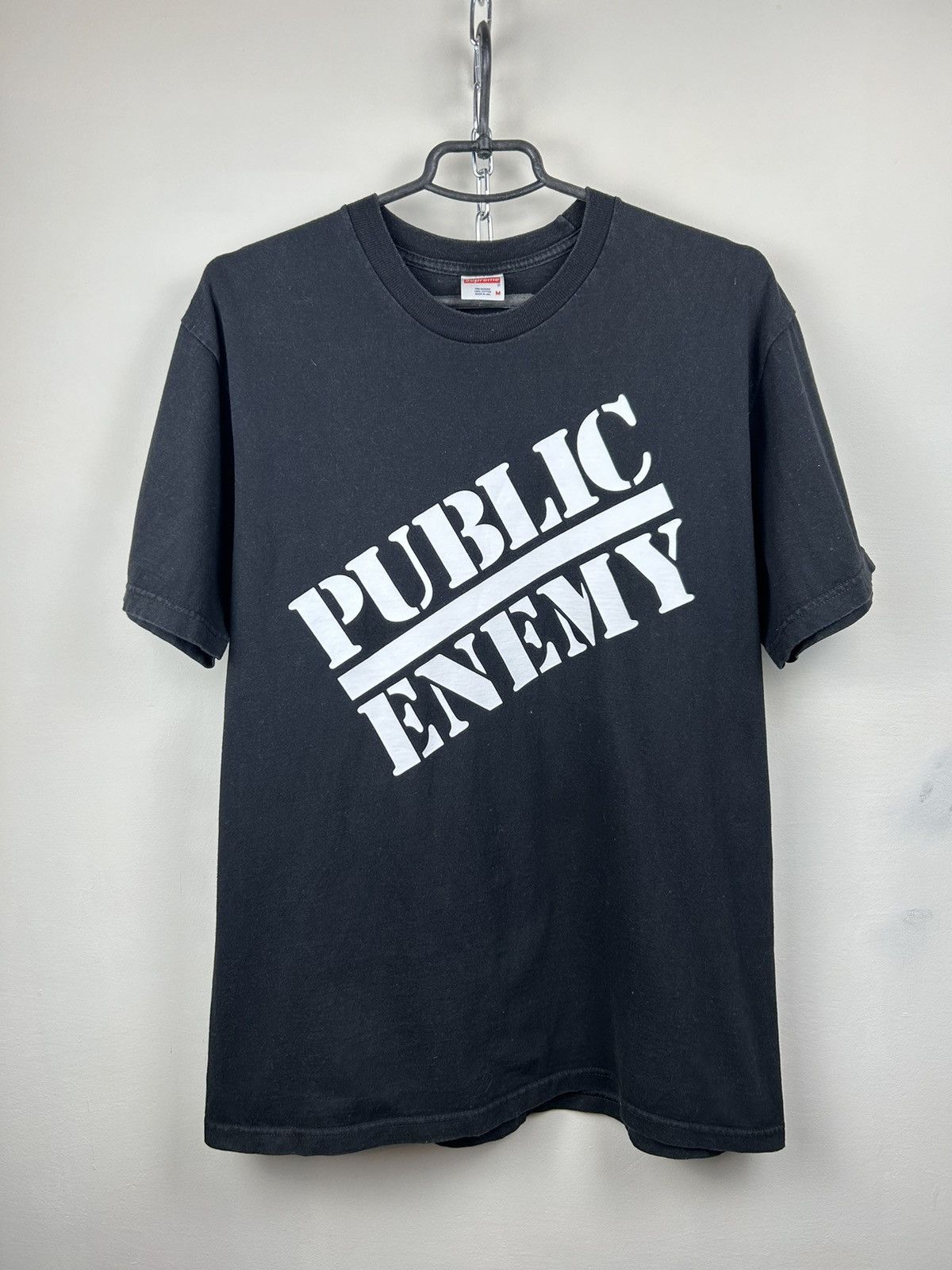 Public Enemy × Supreme Supreme Under Cover Public Enemy Blow Your Mind Tee Black Size US M / EU 48-50 / 2 - 1 Thumbnail