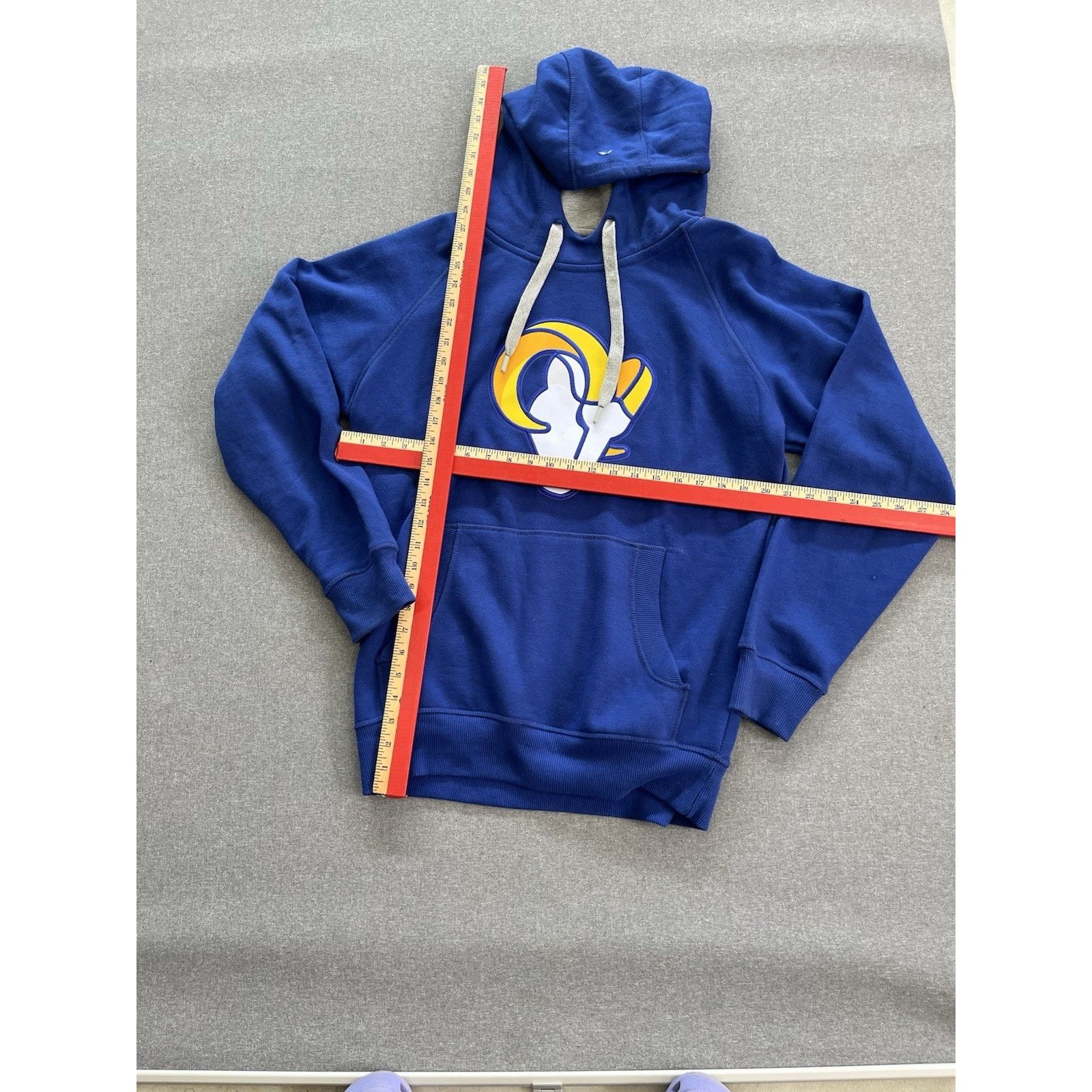 Antigua Los Angeles Rams Logo NFL Team Apparel Antigua Hooded, Sz M Size US M / EU 48-50 / 2 - 2 Thumbnail