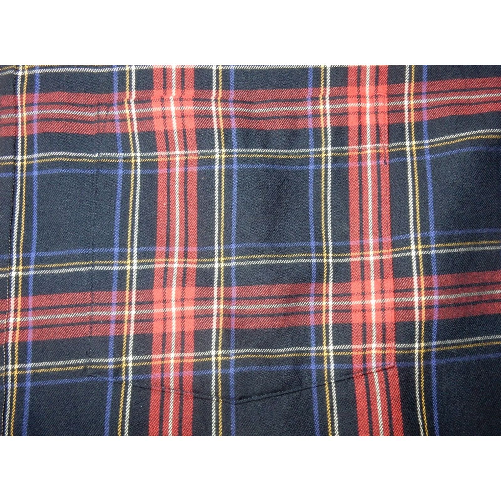 Brooks Brothers Brooks Brothers Shirt Plaid Button-Front Long Sleeve XL Men Blue Cotton Button-Up, Mens XL Plaid Shirt Size US XL / EU 56 / 4 - 3 Thumbnail