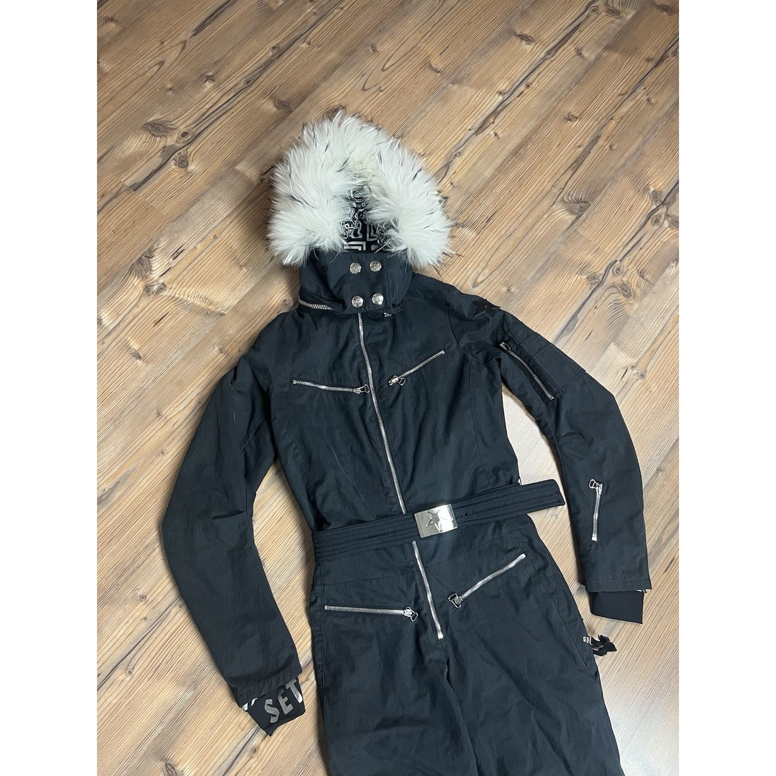 JET SET MINT! Jet Set Women`s Black Ski Overall Size 1 Size S / US 4 / IT 40 - 7 Thumbnail