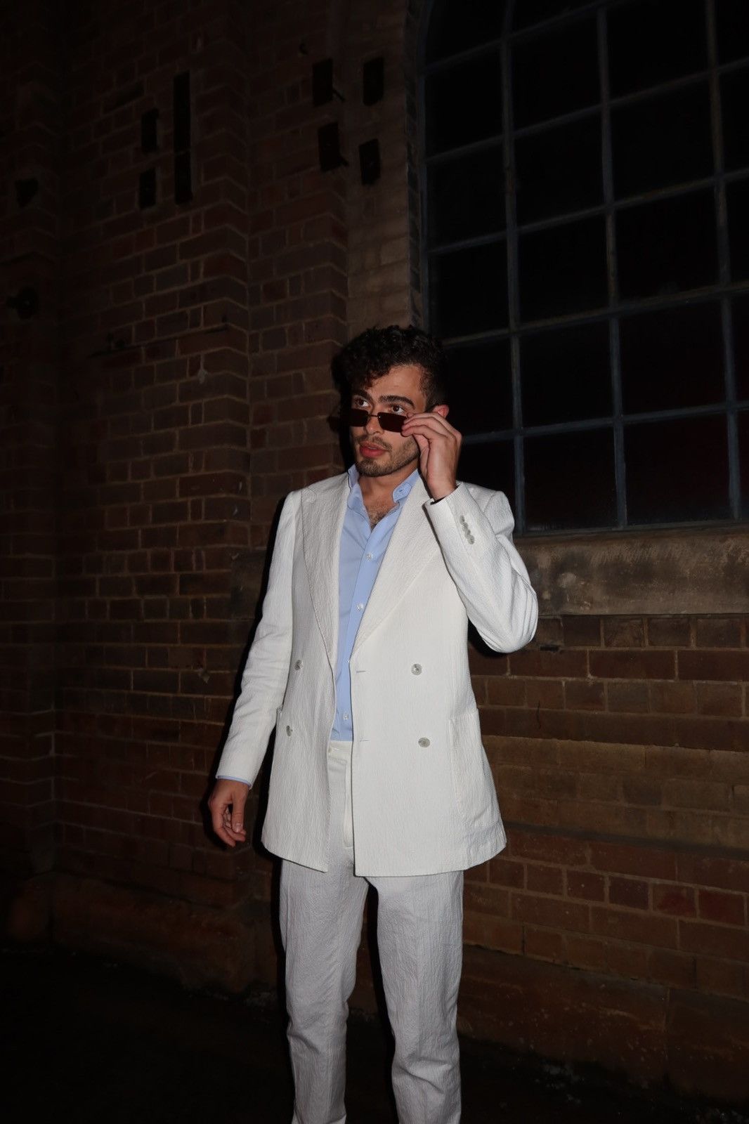 Suitsupply Suitsupply Cotton Seersucker Suit - White Size 46R - 4 Thumbnail
