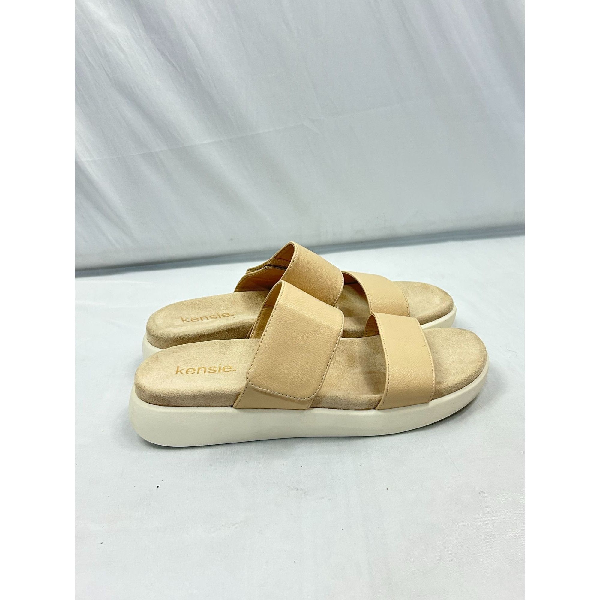 Other Kensie Jipsy Sandals Women 8.5 Tan Platform Slide Comfort Ca Size US 8.5 / IT 38.5 - 1 Thumbnail