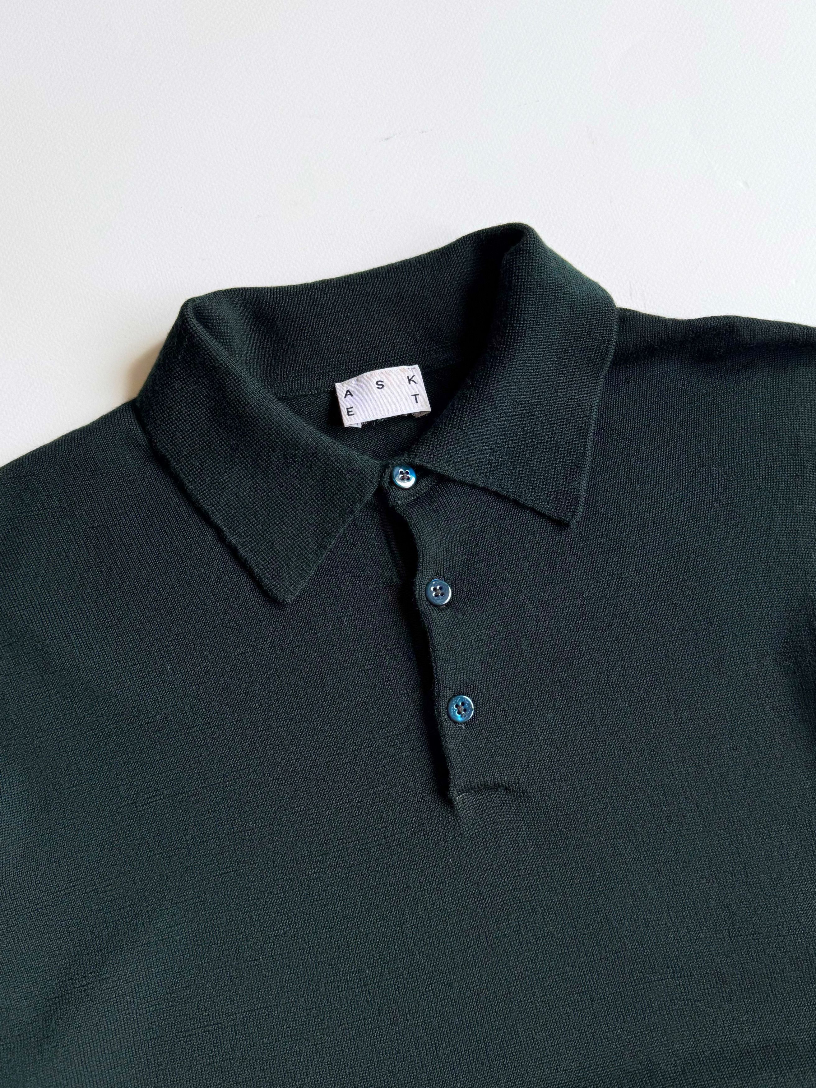 Asket Men's Asket Merino Wool Collared Sweater (M) Size US M / EU 48-50 / 2 - 2 Thumbnail