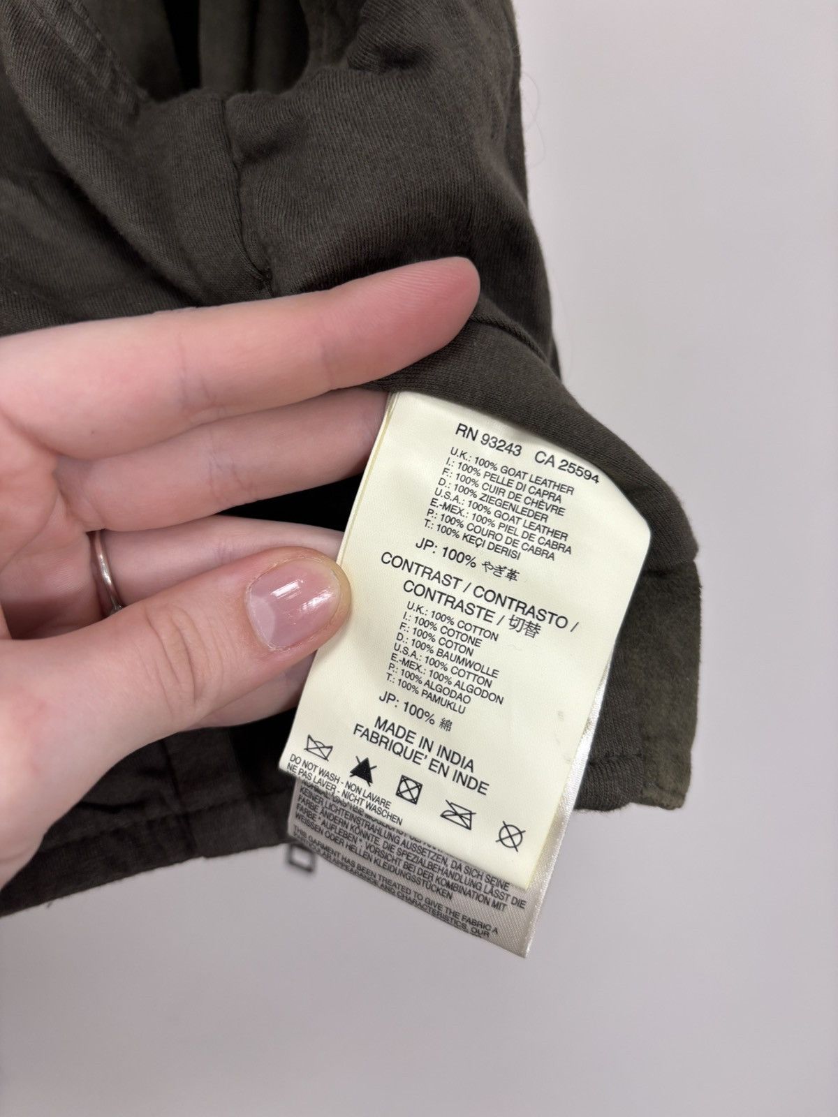 Diesel Diesel L-Zoe NWT Women’s Olive Green Leather Vest Jacket Size S / US 4 / IT 40 - 15 Thumbnail