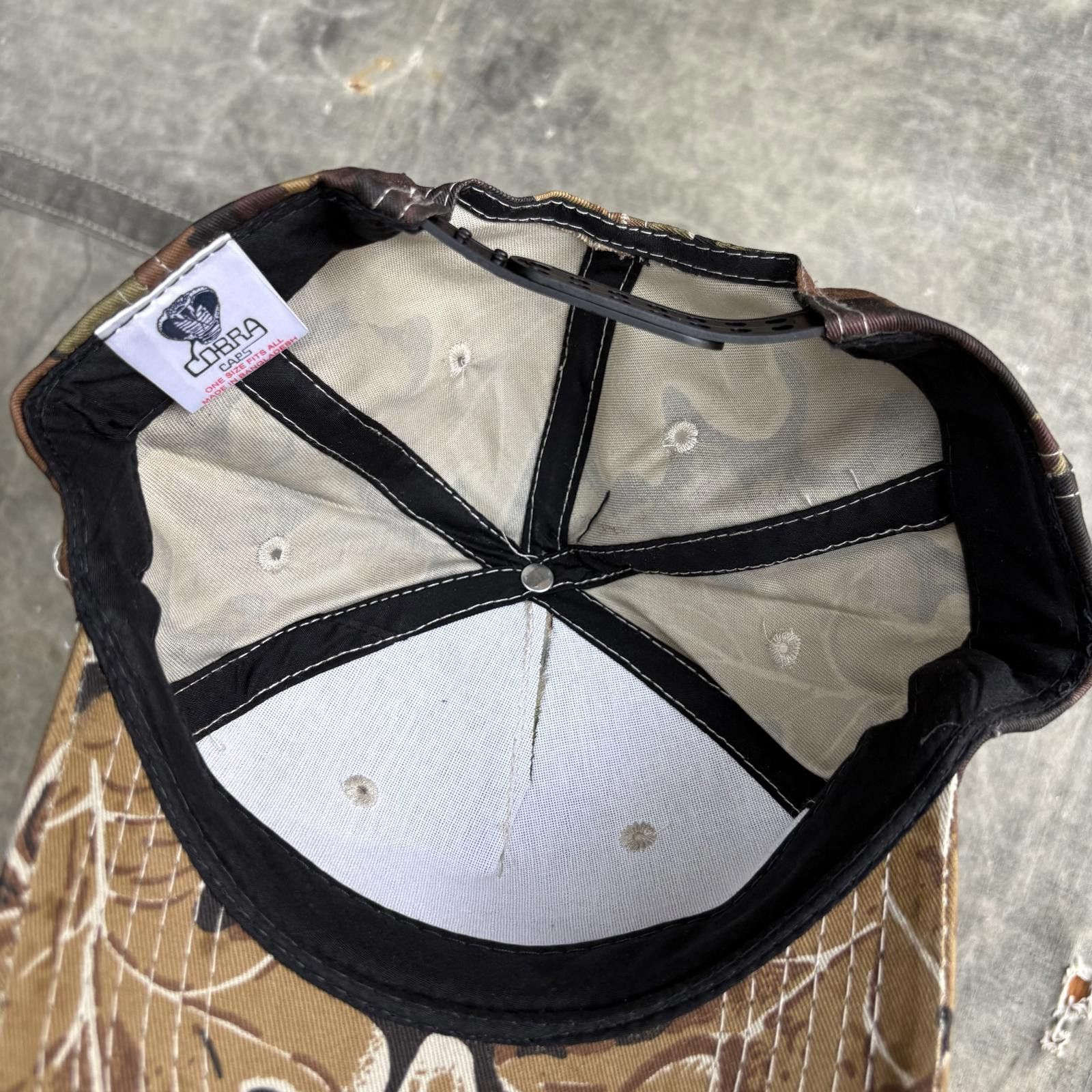 Vintage Vintage 90s Deadstock Arkansaw Company Camo SnapBack Hat Size ONE SIZE - 3 Thumbnail