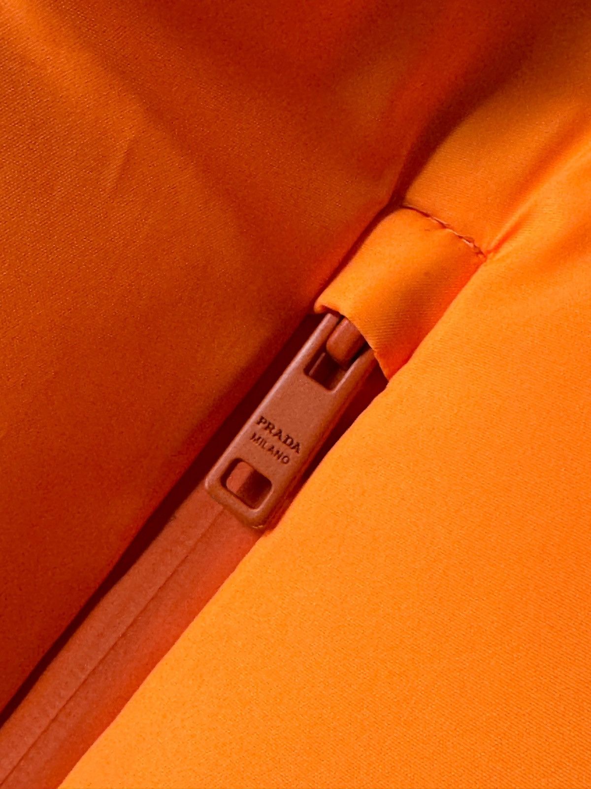 Prada Prada Women’s Orange Puffer Vest – Size IT 38 Fits L/XL Size US S / EU 44-46 / 1 - 10 Thumbnail