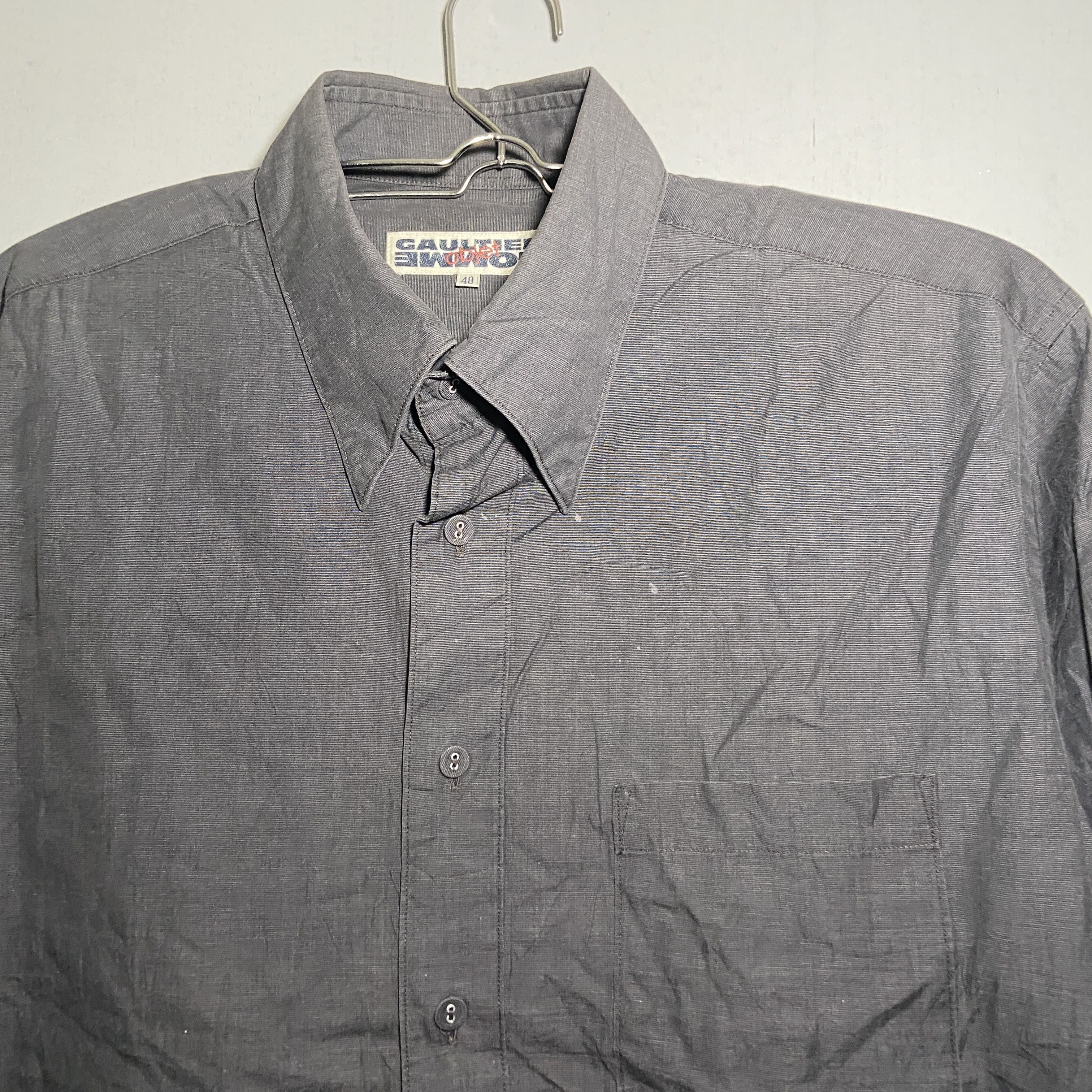Jean Paul Gaultier Long sleeves Grey shirt 48 Size US M / EU 48-50 / 2 - 2 Thumbnail