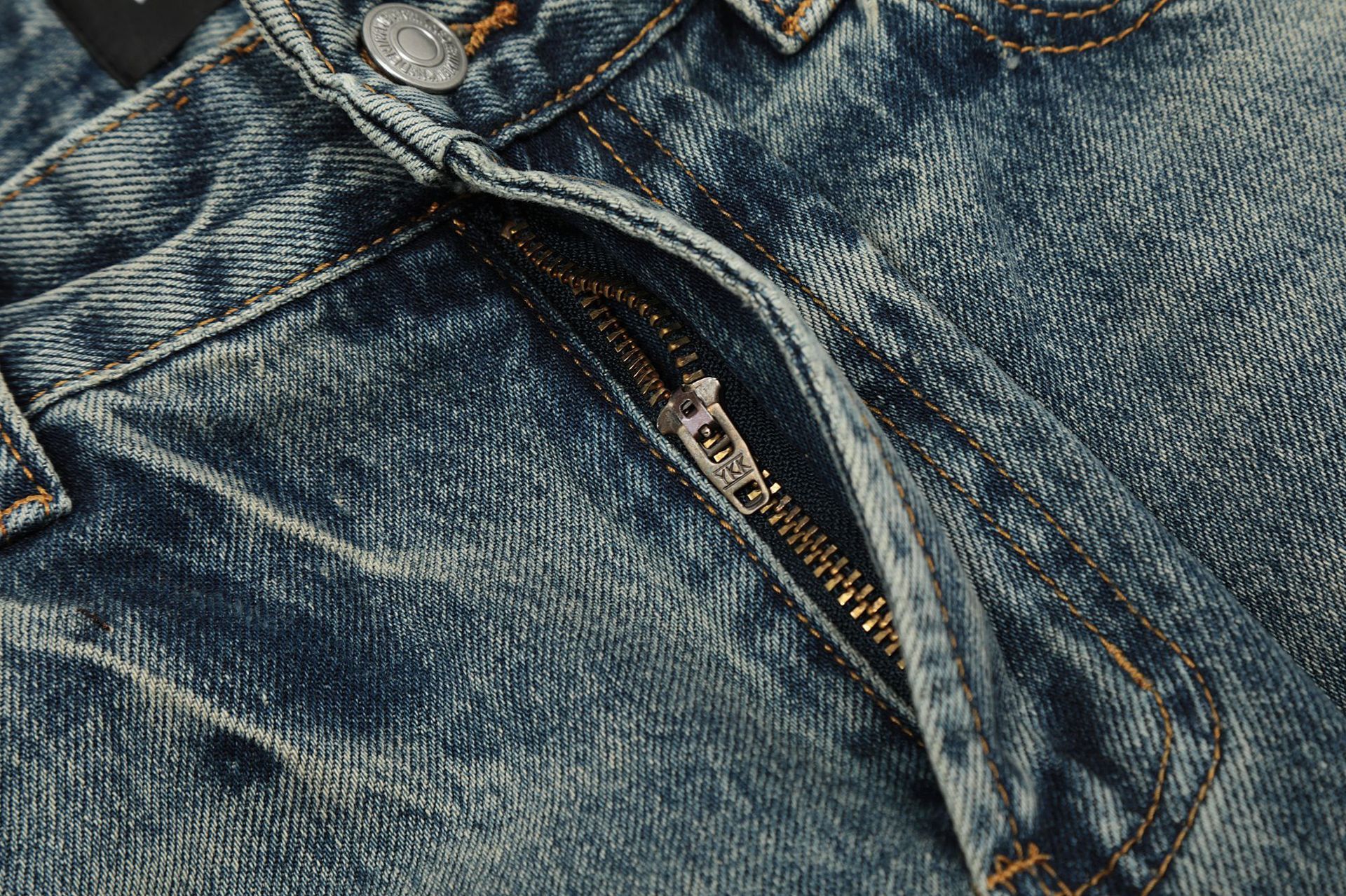 Japanese Brand × Jean Distressed loose casual whisker casual flared ripped jeans Size US 32 / EU 48 - 4 Thumbnail